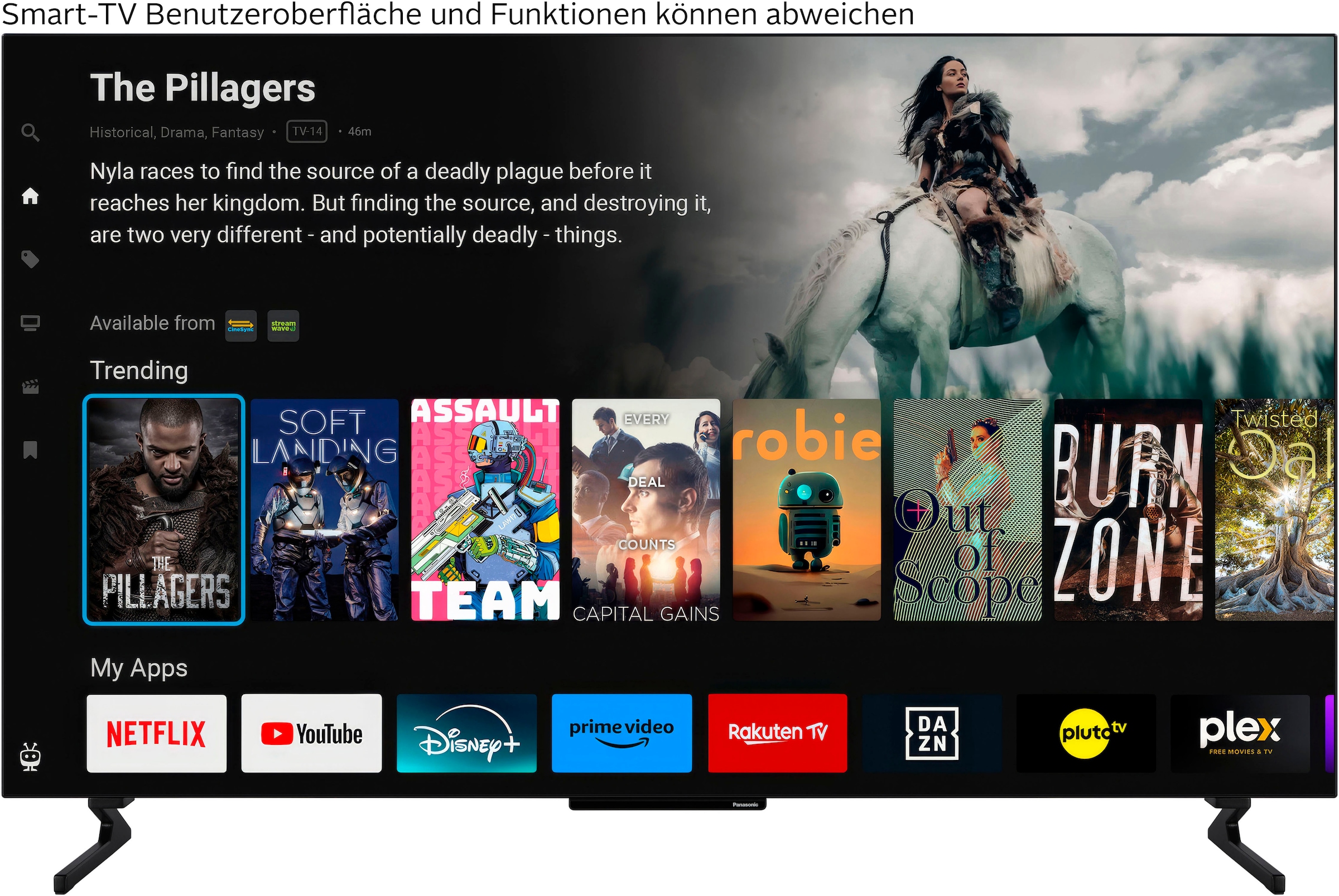 Panasonic OLED-Fernseher »TB-55Z60AEG«, 4K Ultra HD, Smart-TV