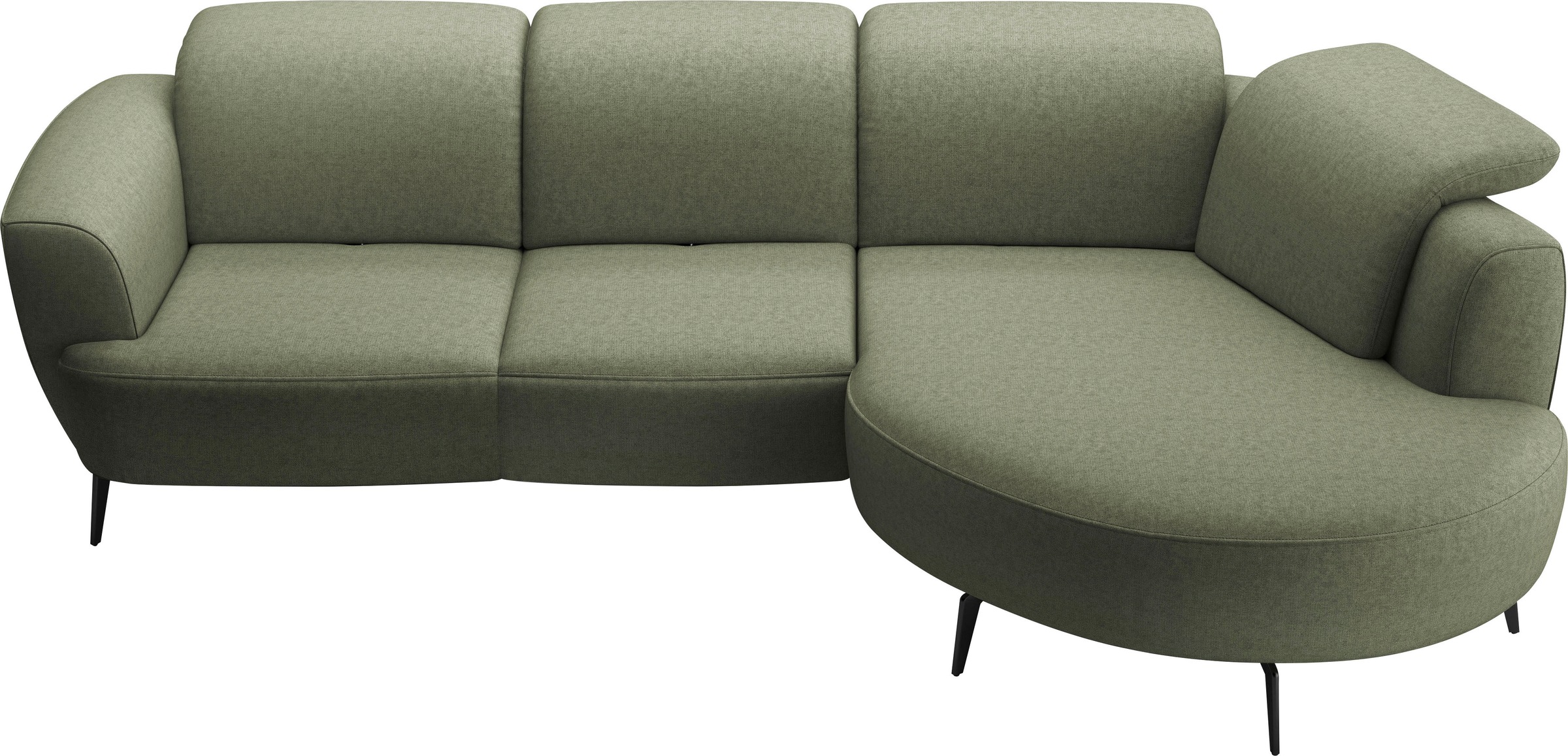 sit&more Ecksofa »Zoe«, ink.Sitztiefenverstellung, wahlweise mit Kopfteilverstellung