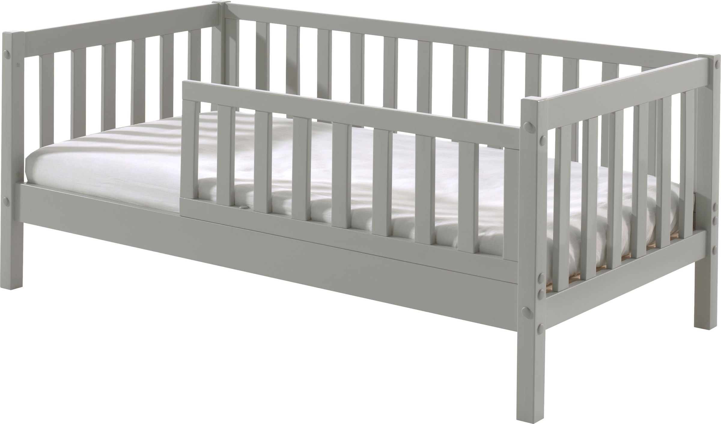 Vipack Kinderbett "Junior, Kiefermassiv mit umlaufenden Sprossengitter und günstig online kaufen