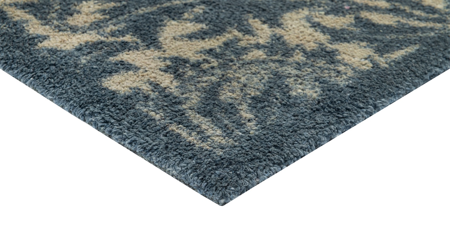 Turtle Mat Fußmatte »Thistle Blue & Gold«, rechteckig, 9 mm Höhe