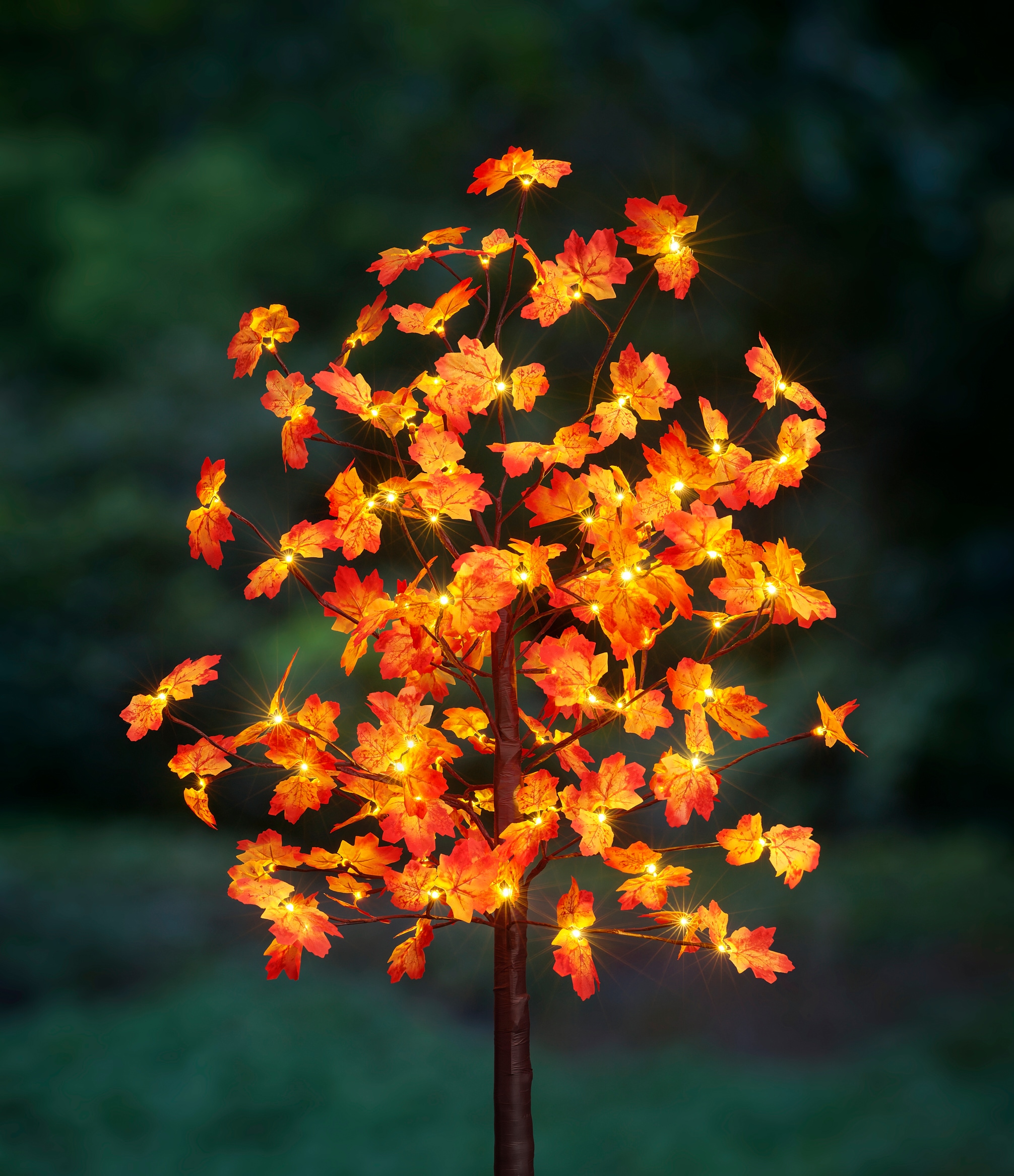 BONETTI LED kaufen Deko-Herbstbaum Beleuchteter »Weihnachtsdeko«, Ahornblättern online mit flammig-flammig, 96 Baum