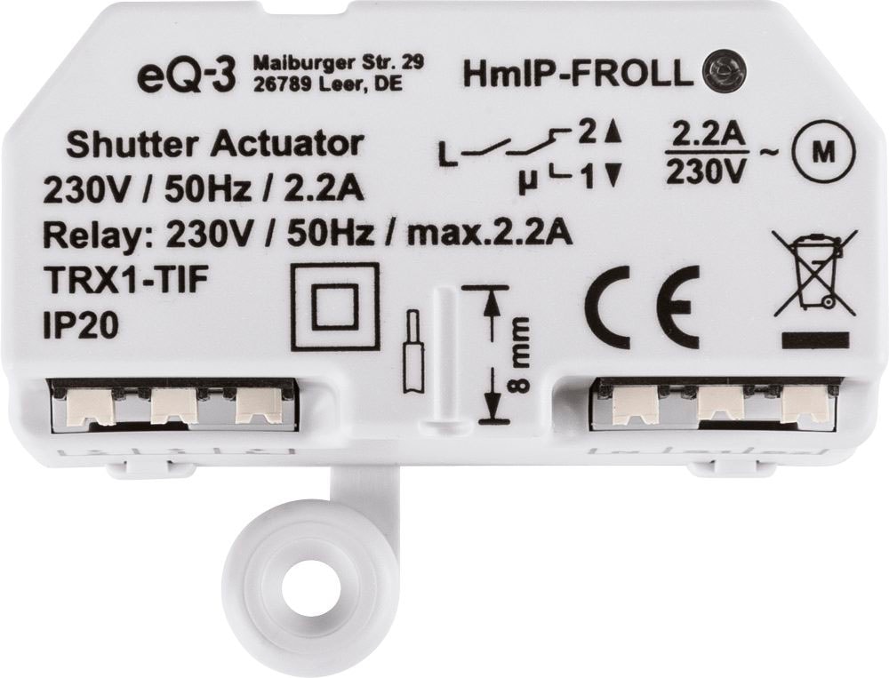 Homematic IP Sensor »Rollladenaktor – Unterputz (151347A0)«