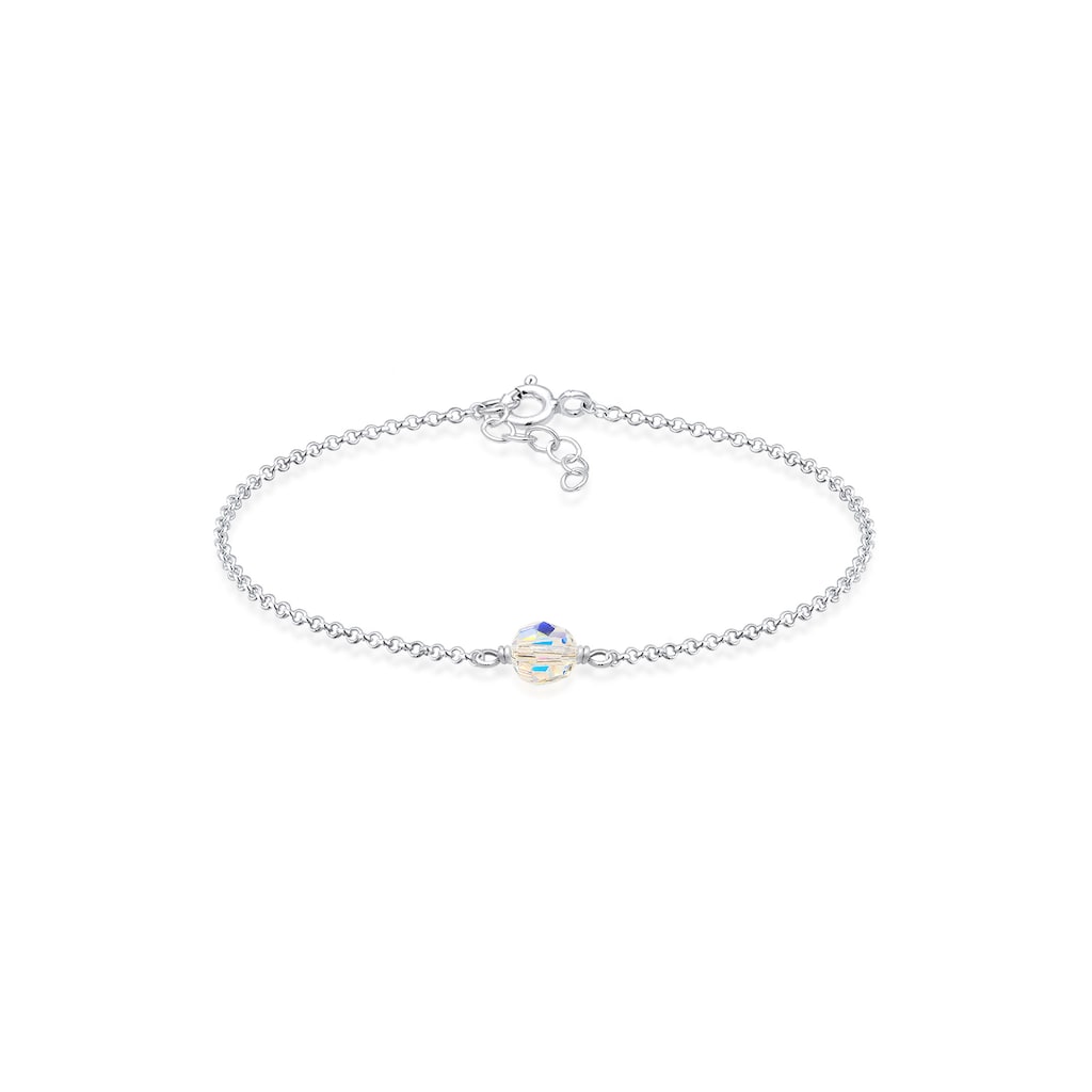 Elli Armband »Kinder Kugel Bead Kristalle 925 Silber«