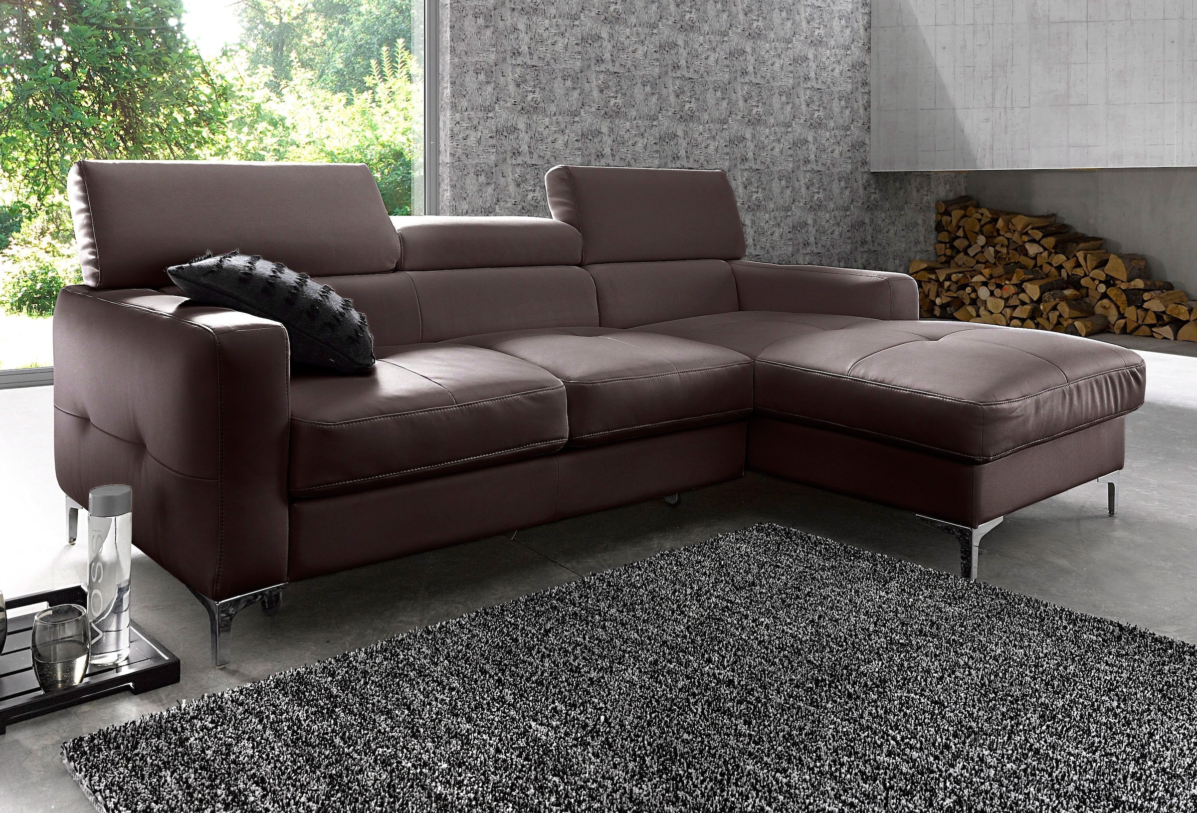COTTA Polstergarnitur »Sammy L-Form«, (Set), Set bestehend aus: Ecksofa mit günstig online kaufen