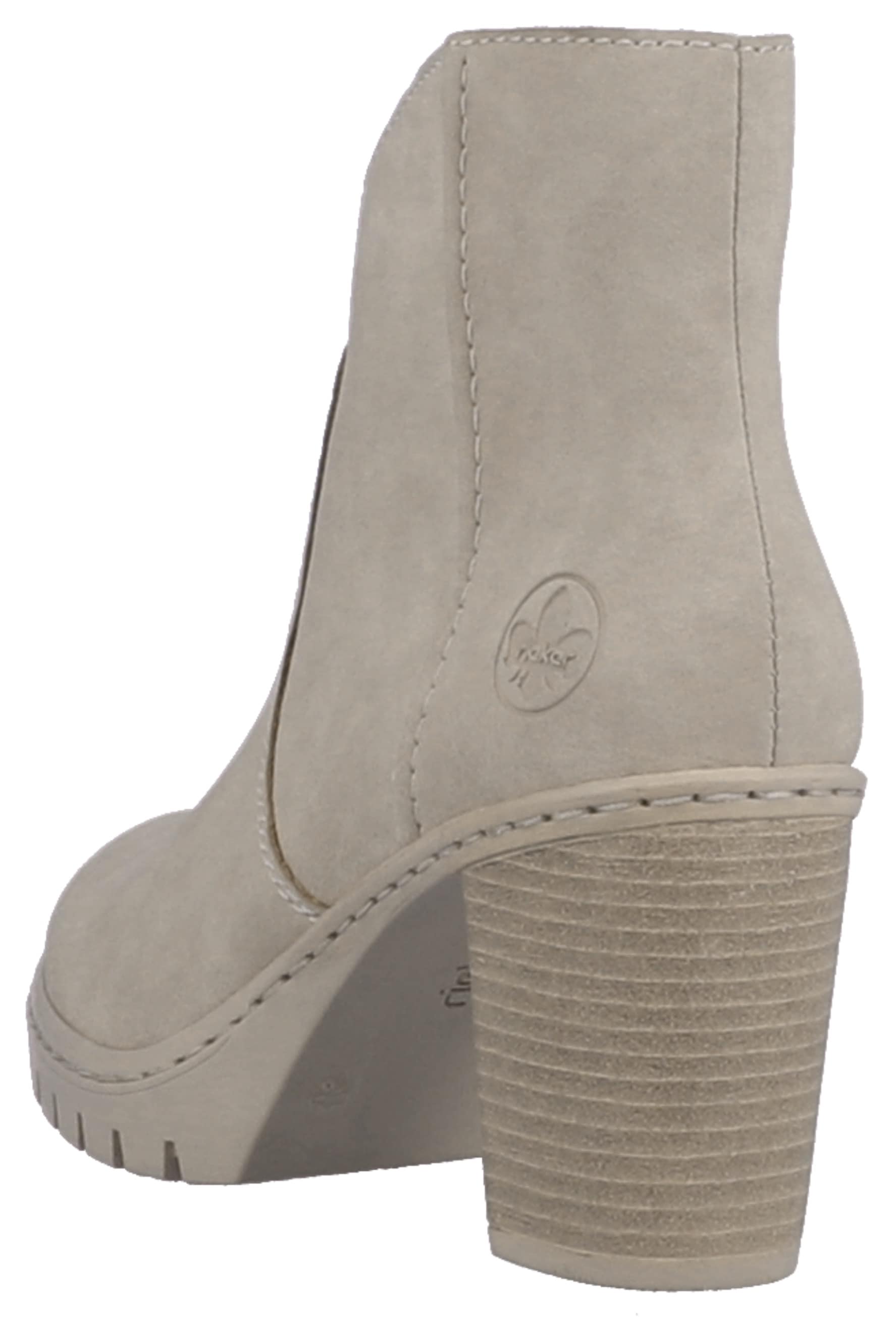 Rieker Ankleboots, Stiefelette, Plateauboots, Blockabsatz, in eleganter Optik