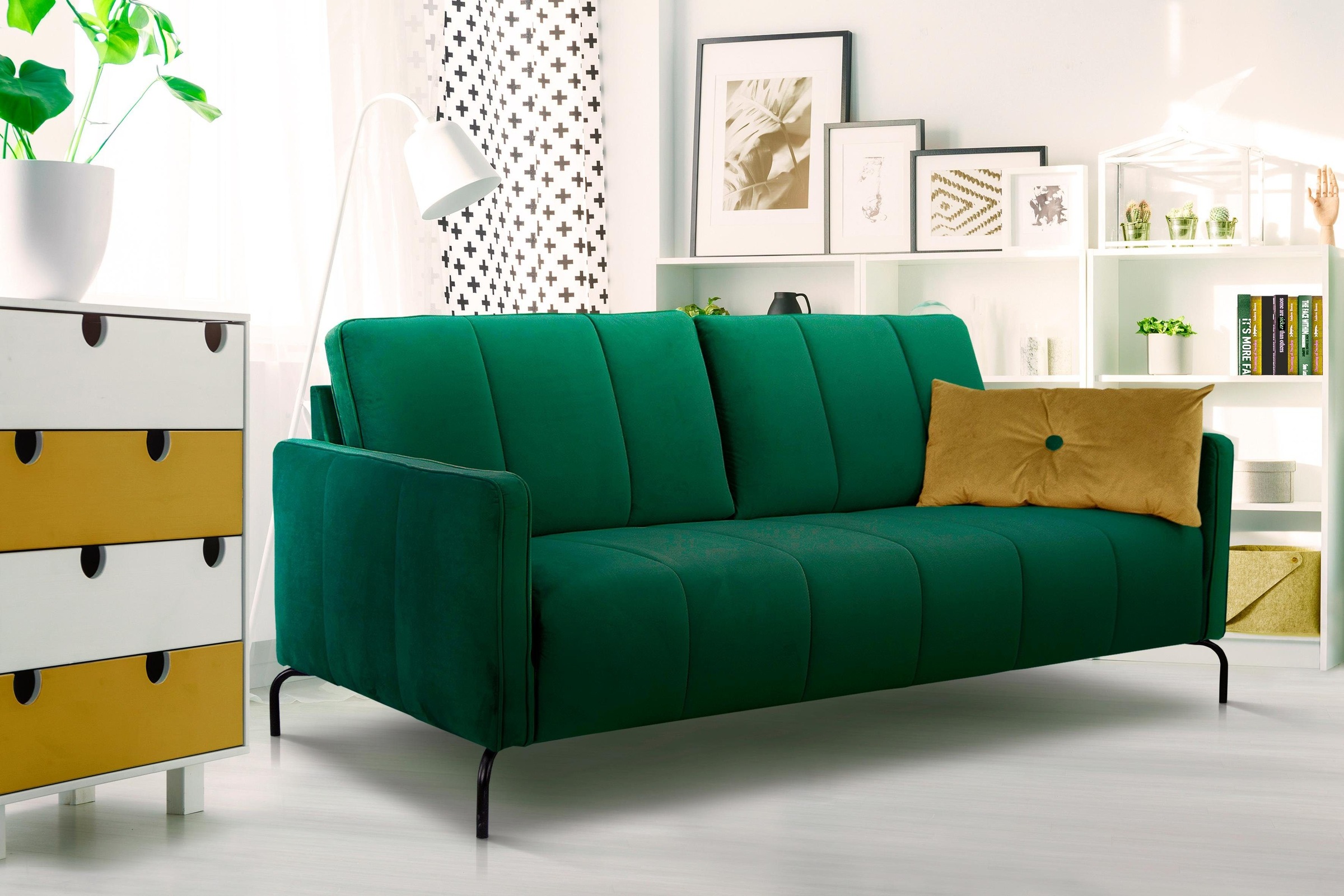 Home affaire 3-Sitzer »Xeen« mit feiner Steppung und Keder günstig online kaufen