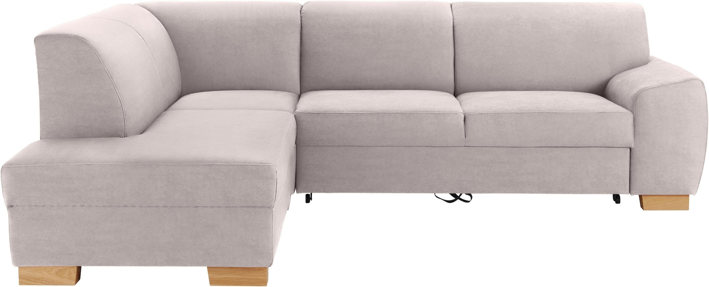 DOMO collection Ecksofa »Incanto kubische Formensprache, komfortabel, L-Form«, wahlweise mit Bettfunktion