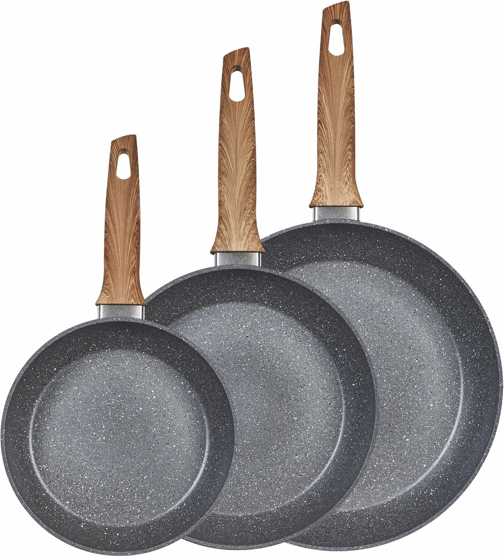 KING Pfannen-Set, Aluminium, (Set, 3 tlg.), Induktion auf Rechnung kaufen