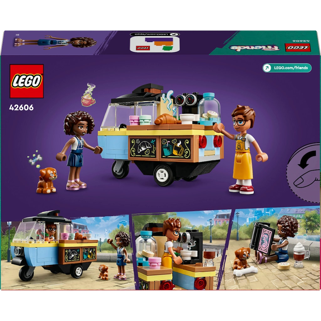 LEGO® Konstruktionsspielsteine »Rollendes Café (42606), LEGO Friends«, (125 St.)