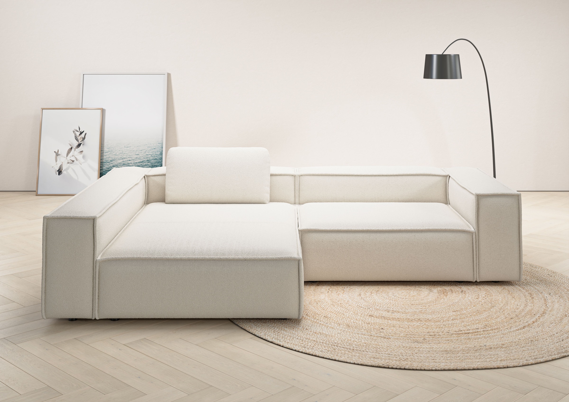 Home affaire Ecksofa »Watertown, moderne XXL L-Form, 306 cm breit« Komforta günstig online kaufen