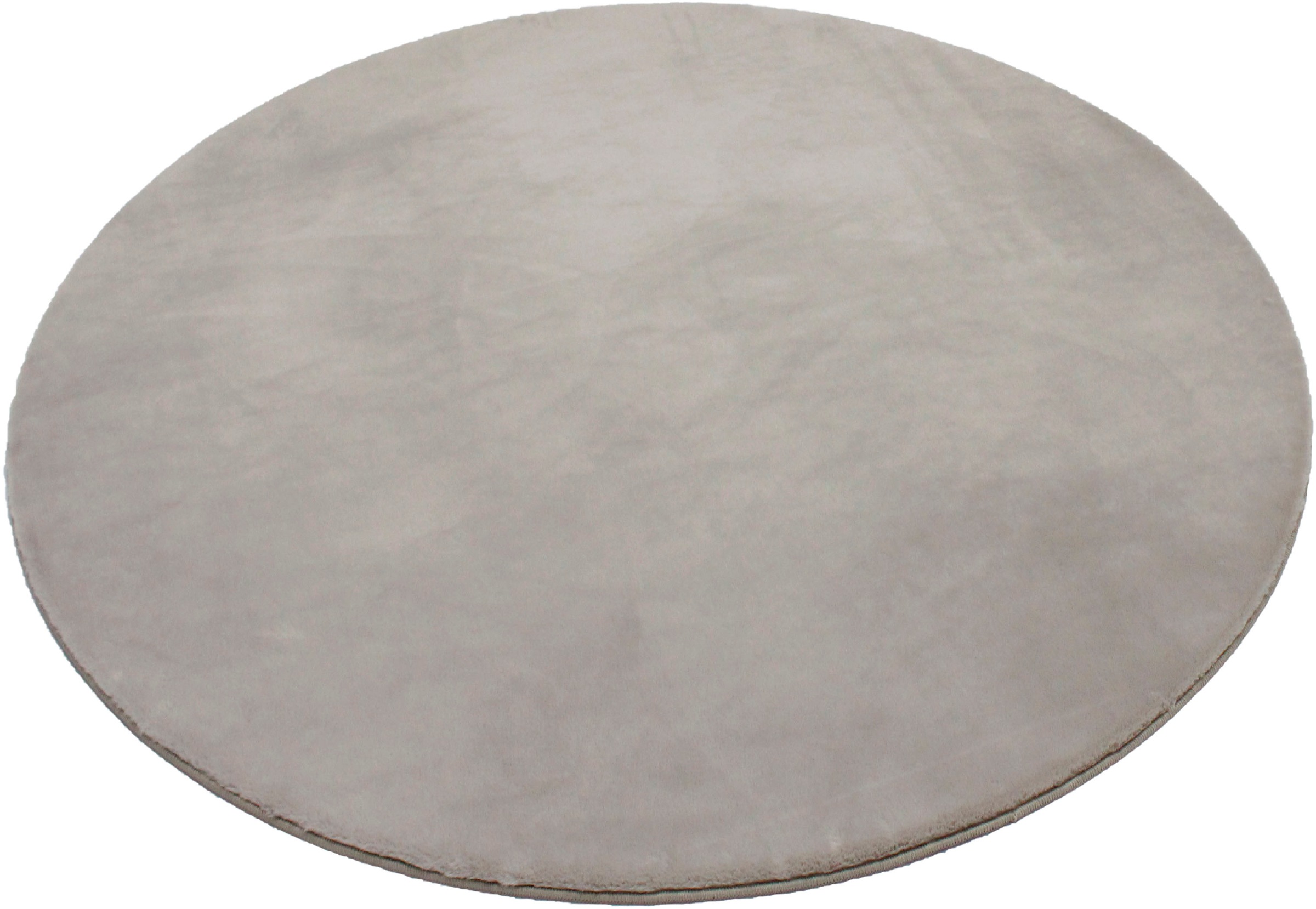 Leonique Fellteppich »Balu«, rund, 20 mm Höhe, Kunstfell in Kaninchenfell Haptik, fußbodenheizungsgeeignet, pflegeleicht, ideale Teppiche für Wohnzimmer, Schlafzimmer, Esszimmer, Arbeitszimmer