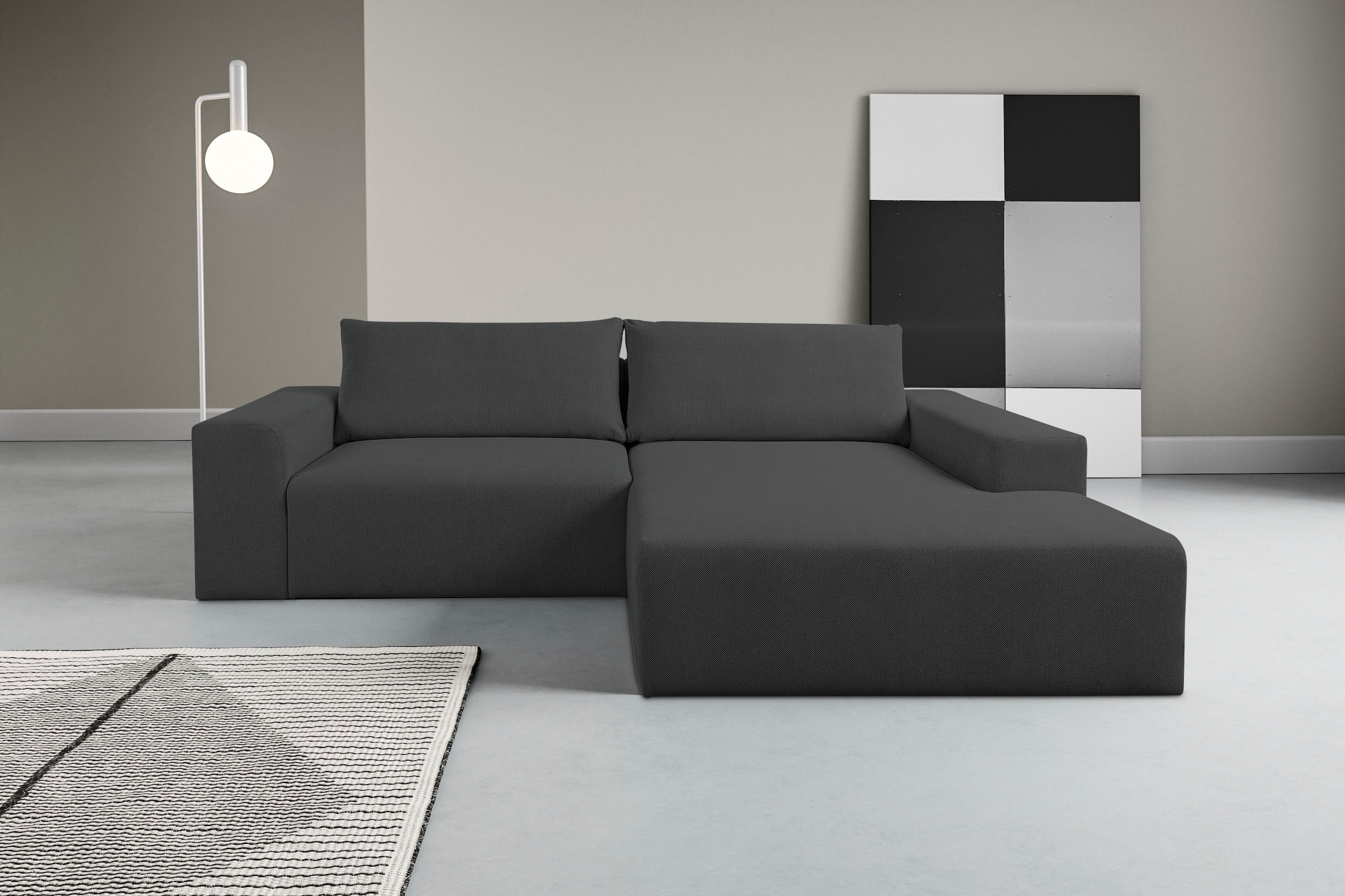 WERK2 Ecksofa »Rio, elegant und bequem, Breite 262cm, L-Form«, Puristisches günstig online kaufen