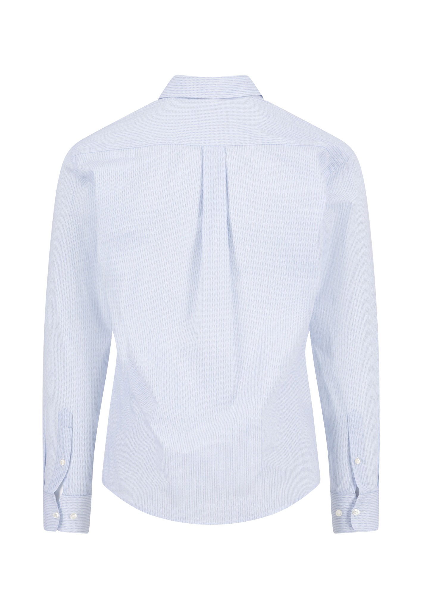 FYNCH-HATTON Langarmhemd normale Passform, Struktur-Print, mit Brusttasche