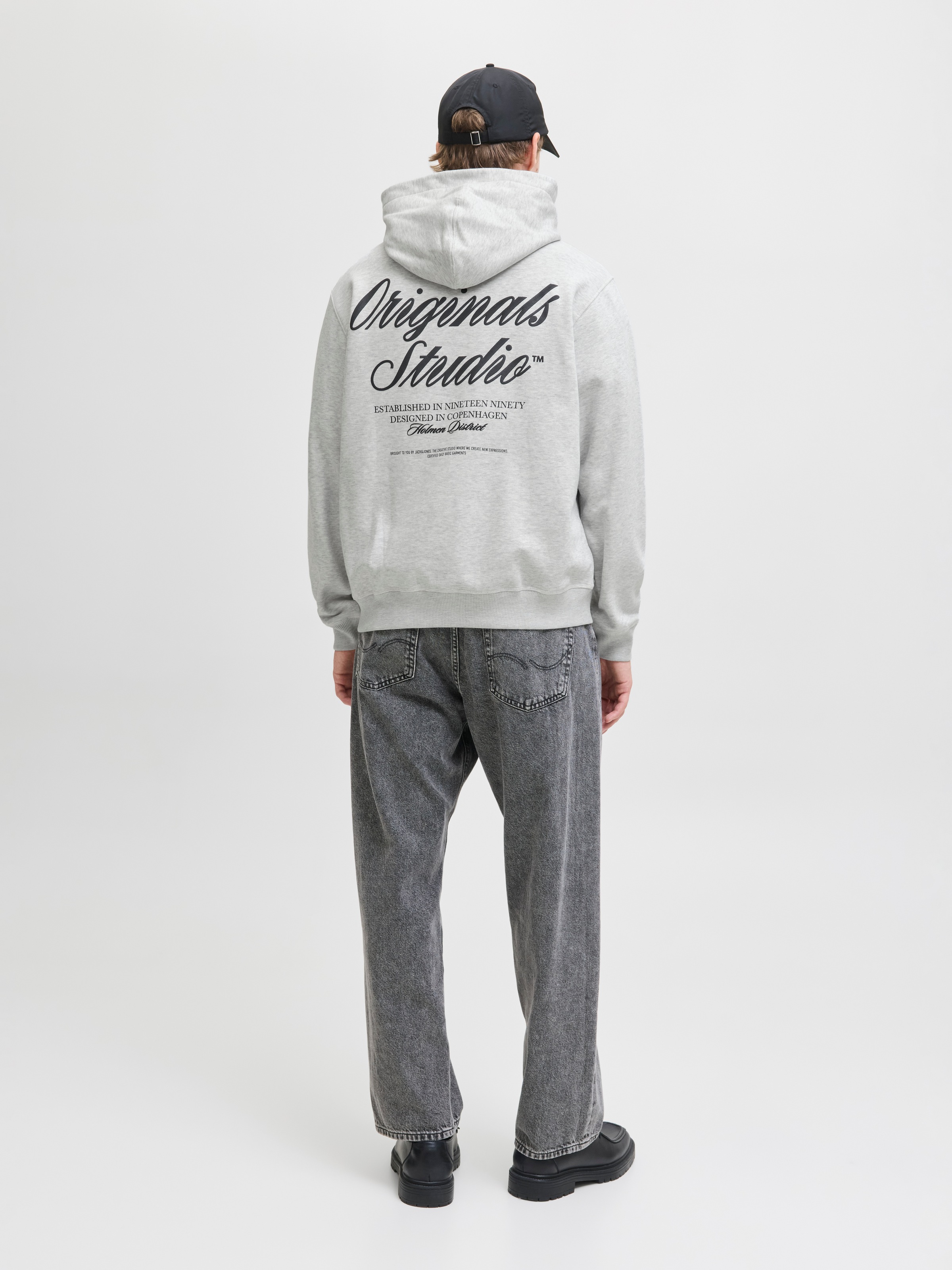 Jack & Jones Kapuzensweatshirt »JORNORREBRO TYPO BACK SWEAT HOOD SN«