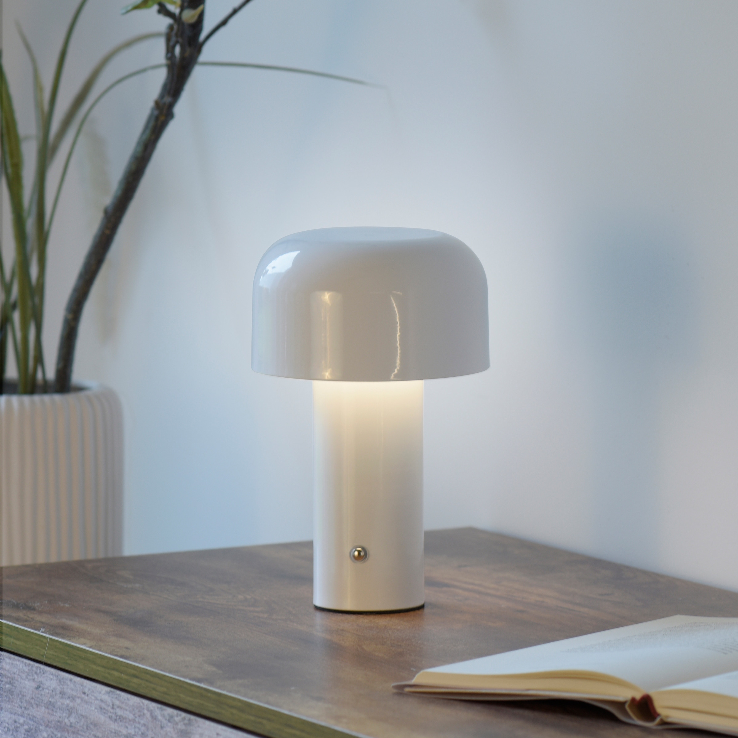 JUST LIGHT Tischleuchte »AGNES«, 1 flammig, Leuchtmittel LED-Modul | LED fest integriert, Akkuleuchte