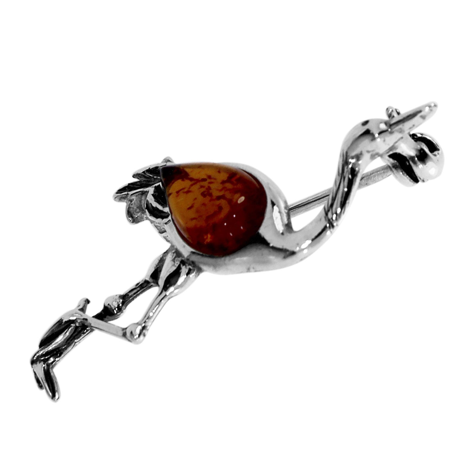 OSTSEE-SCHMUCK Brosche »Ostsee-Schmuck Brosche Kranich Brosche Kranich«