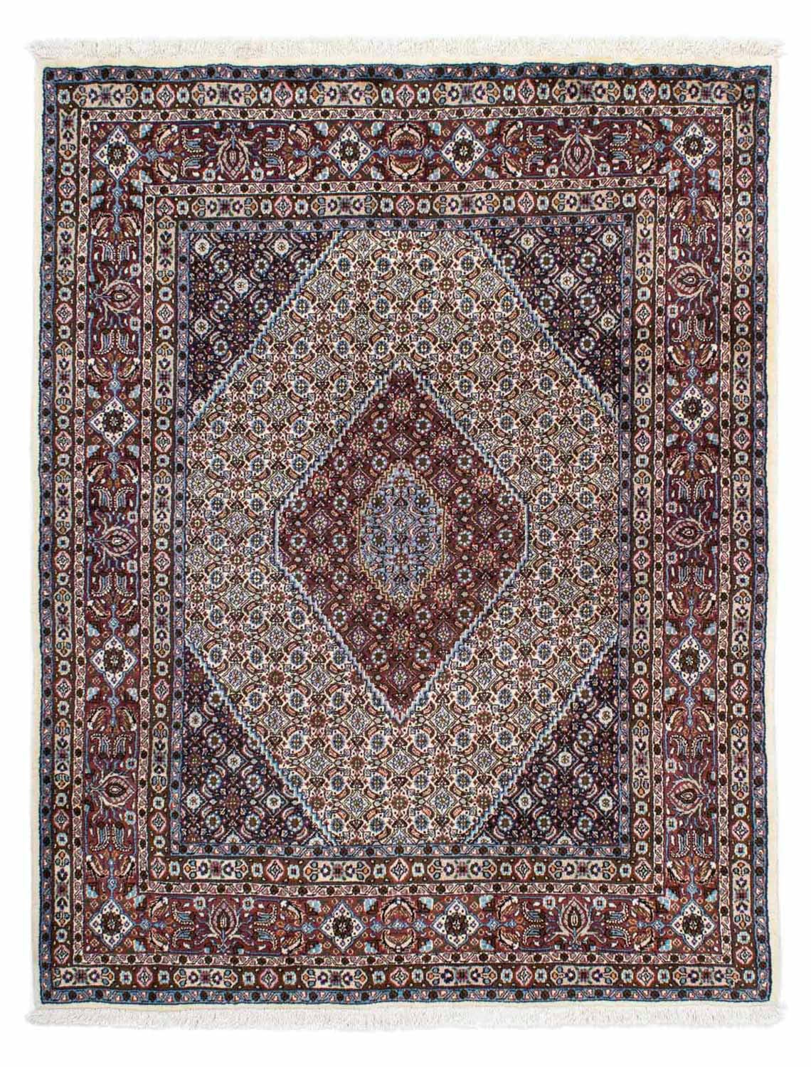 morgenland Wollteppich »Moud Stark Gemustert Beige 202 x 148 cm«, rechtecki günstig online kaufen