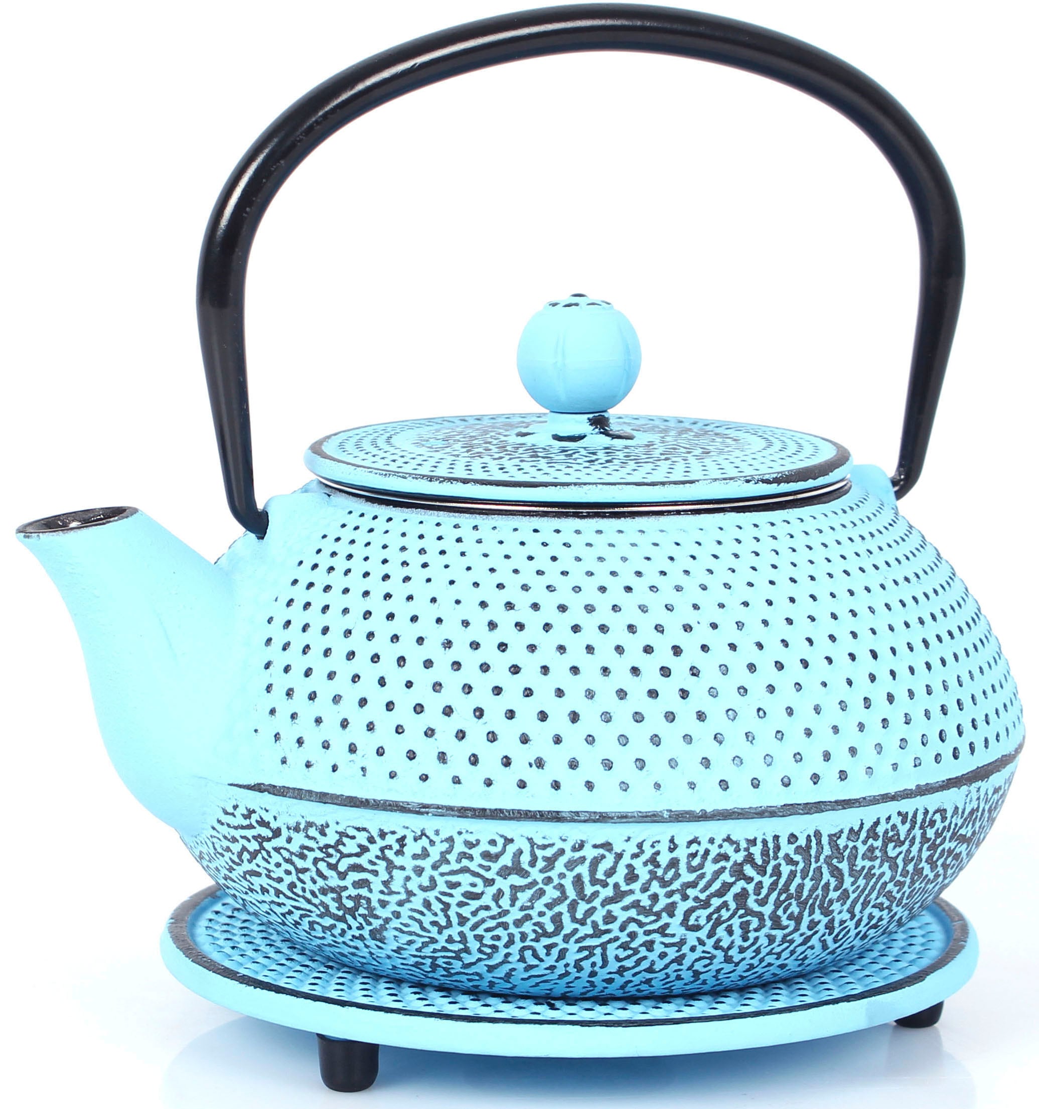 ECHTWERK Teeservice, (Set, 4 tlg.), Vintage-Design, 0,8 L, Gusseisen, abnehmbares Sieb