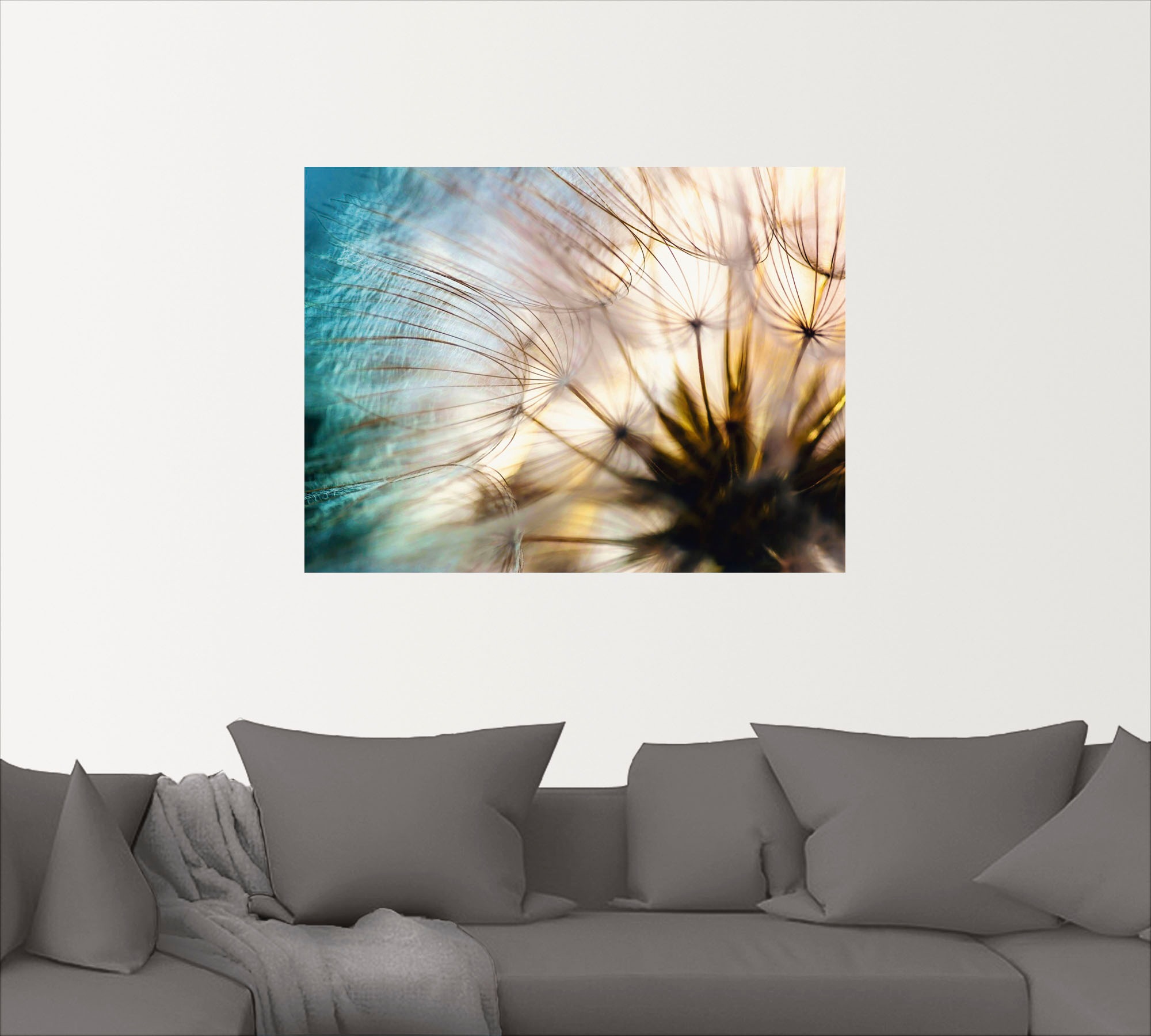 Artland Wandbild »Pusteblume Makro abstrakt«, Blumen, (1 St.), als Alubild, Outdoorbild, Leinwandbild, Poster, Wandaufkleber