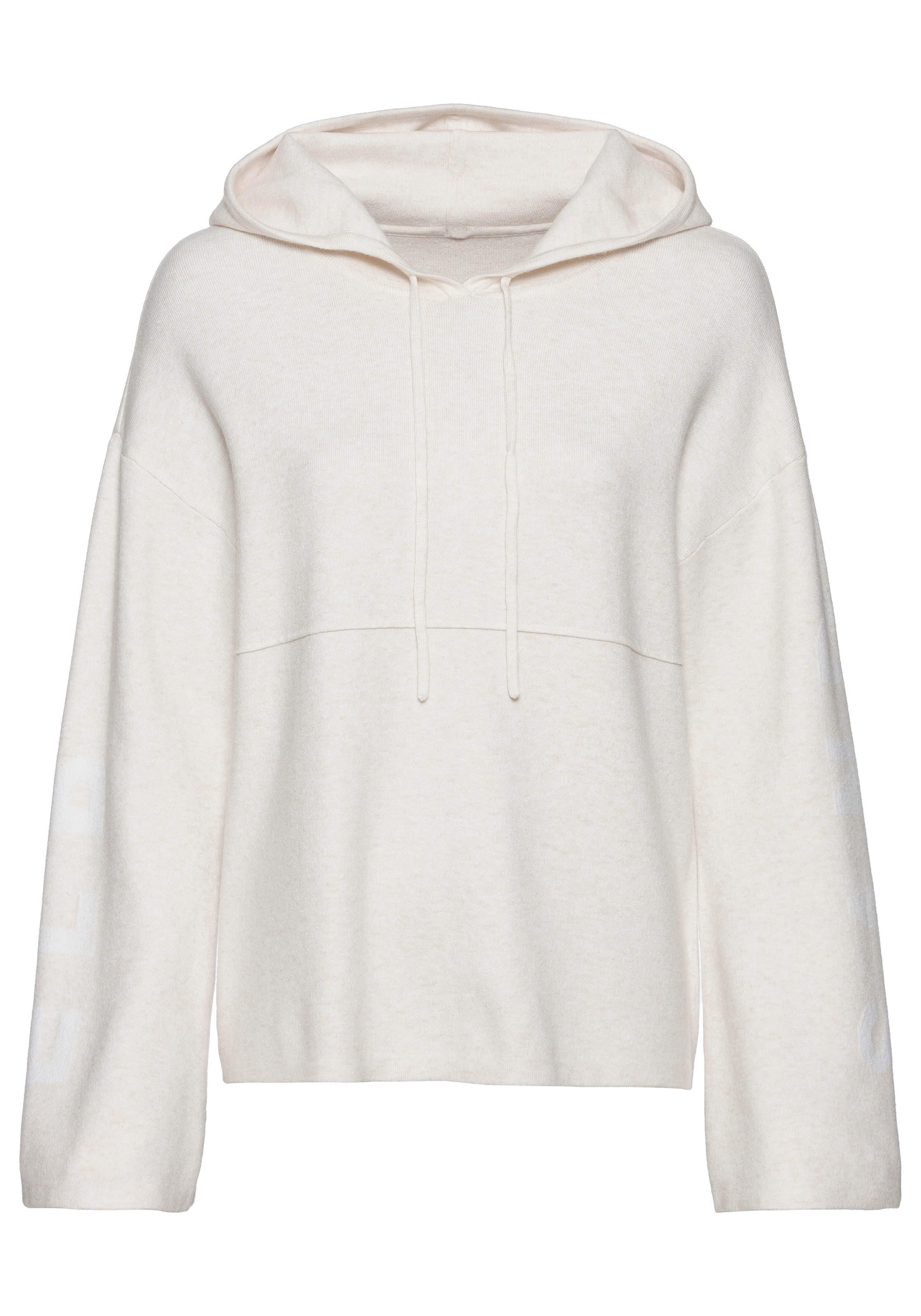 Elbsand Hoodie, Strickpullover mit eingestricktem Logo, Loungewear