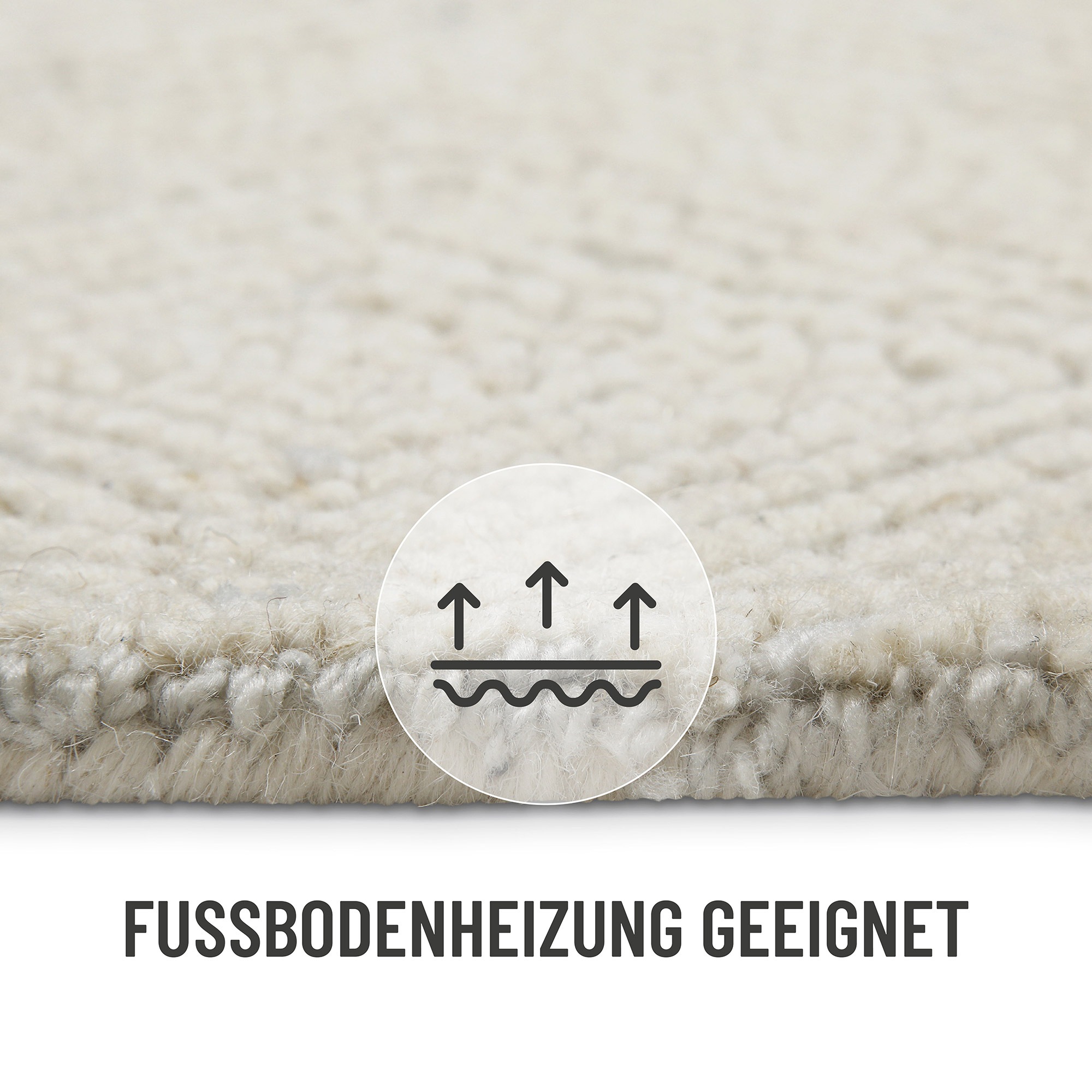 Wecon home Teppich »Hamptons THIRTYTHREE«, rechteckig, 15 mm Höhe, Läufer, Fasermix, Kurzflor, Wohnzimmer, elegant, robust, geometrisch