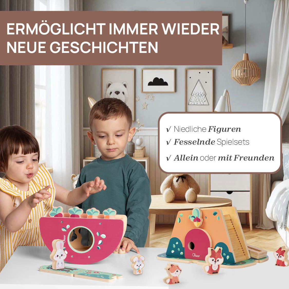 Chicco Spielwelt »My Woods Friends - Der Fuchsbau«