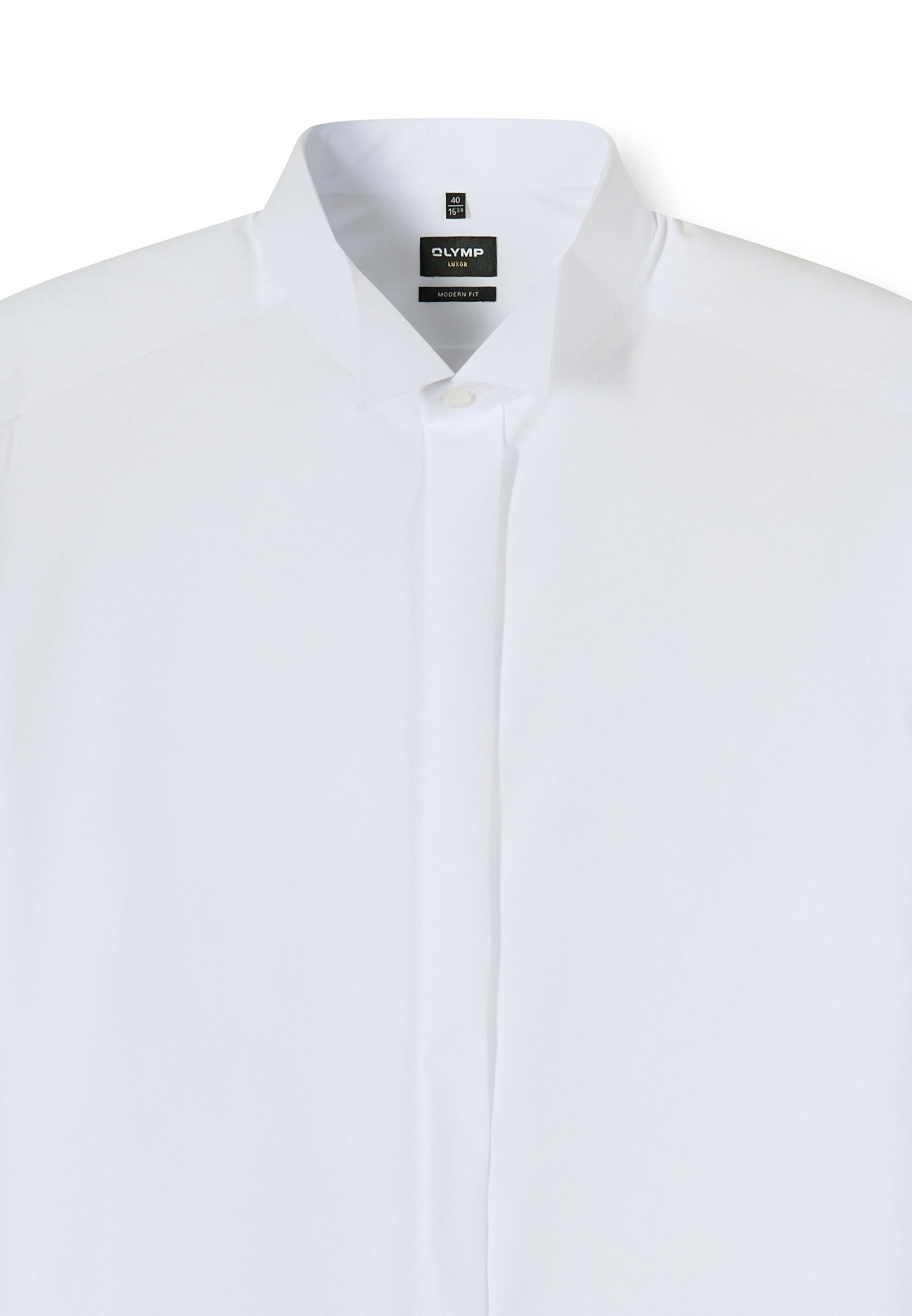 OLYMP Businesshemd »OLYMP Luxor Soirée, modern fit, Hochzeitshemd, Kläppchen«