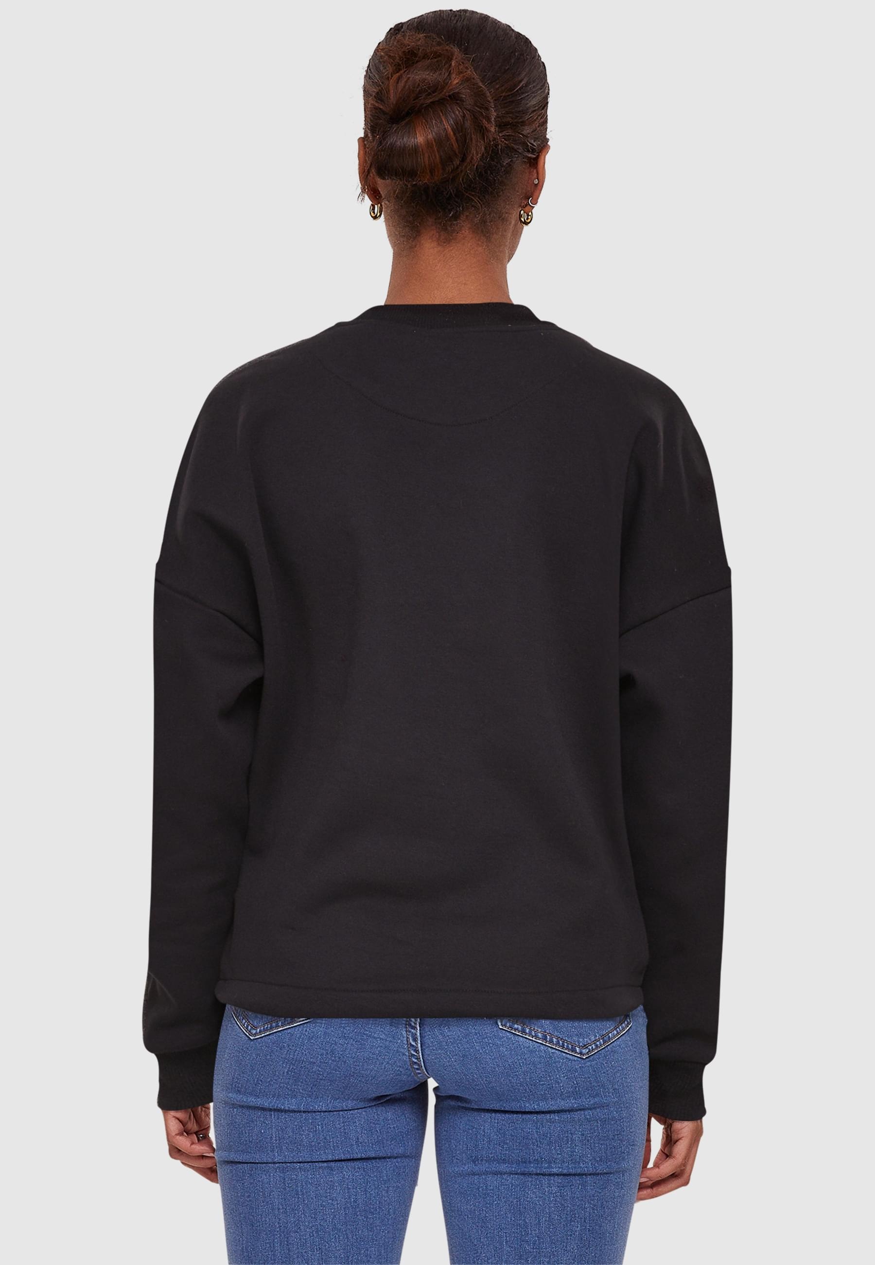 ABSOLUTE CULT Sweater »ABSOLUTE CULT Ladies Halloween - Pumpkin Face Oversize Crewneck«
