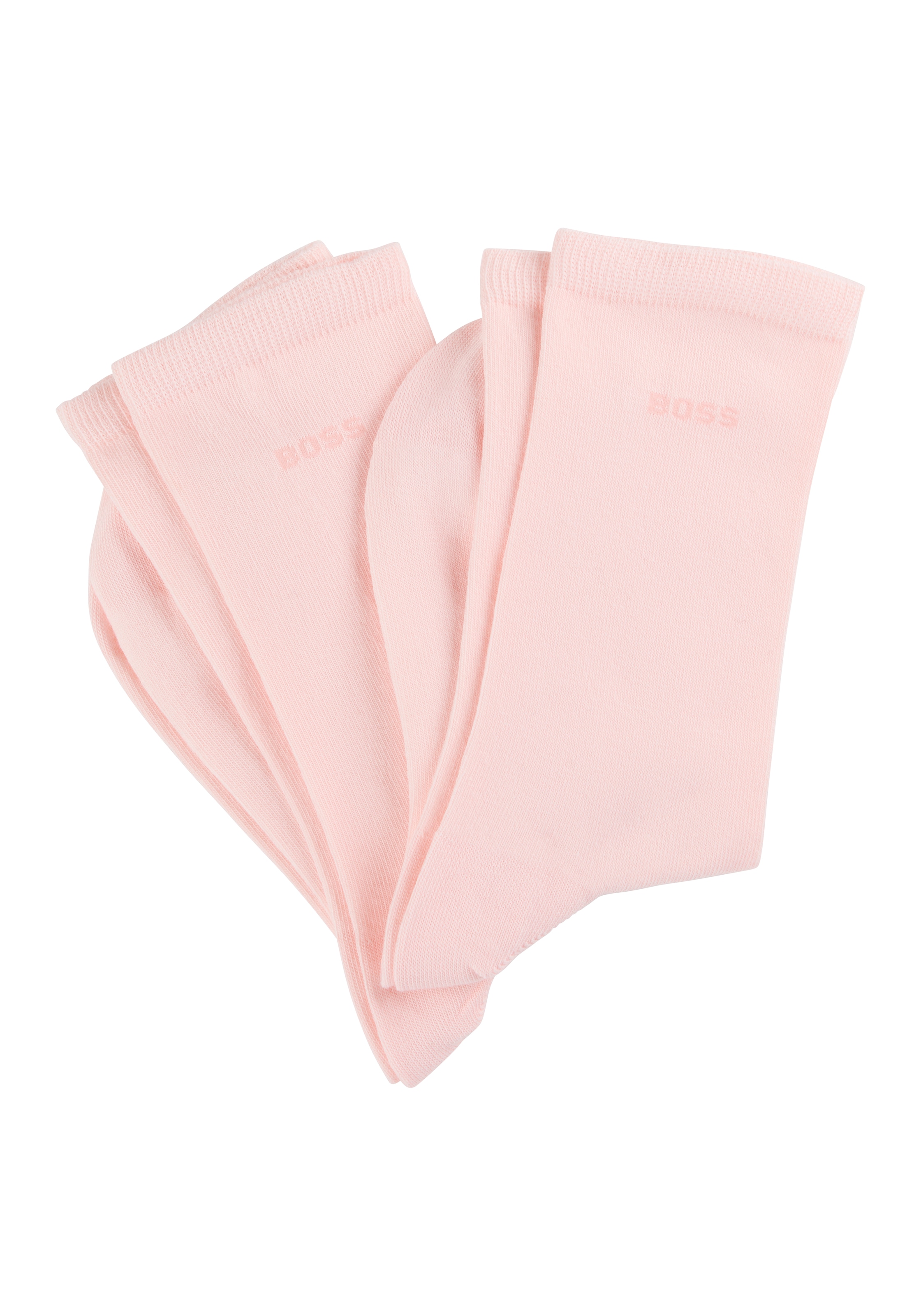 BOSS Businesssocken »2P RS Uni Logo CC W«, (Packung, 2 Paar, 2er Pack), mit BOSS Schriftzug