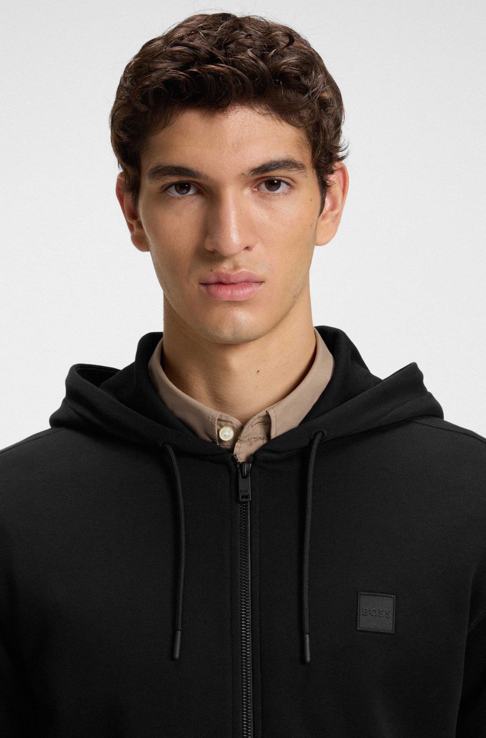 BOSS ORANGE Kapuzensweatjacke »Zetalky« mit Kängurutasche