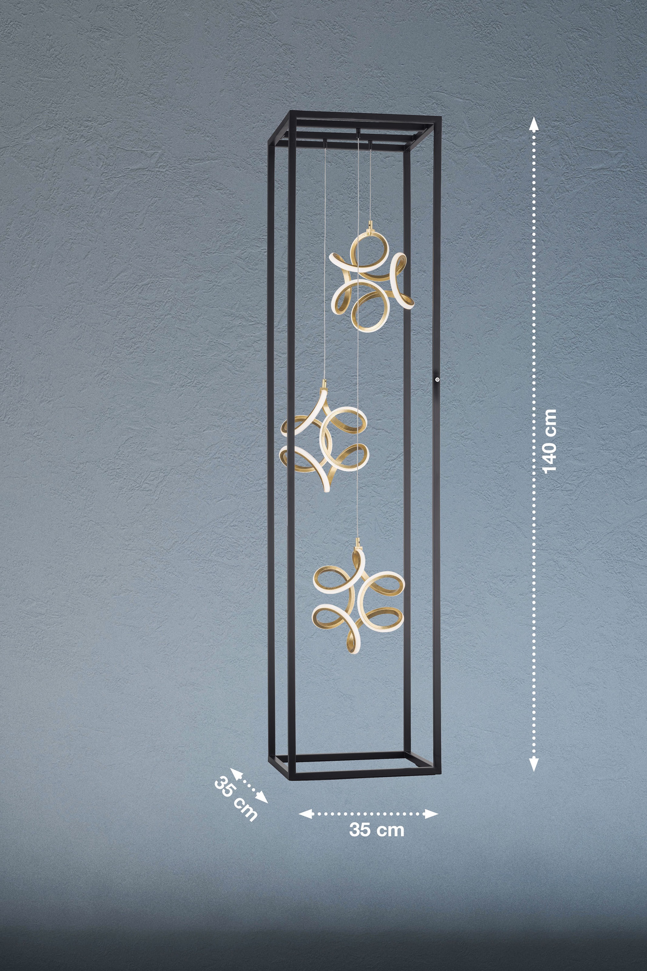 FISCHER & HONSEL LED Stehlampe »Gesa«, 3 flammig, Leuchtmittel LED-Modul | LED fest integriert