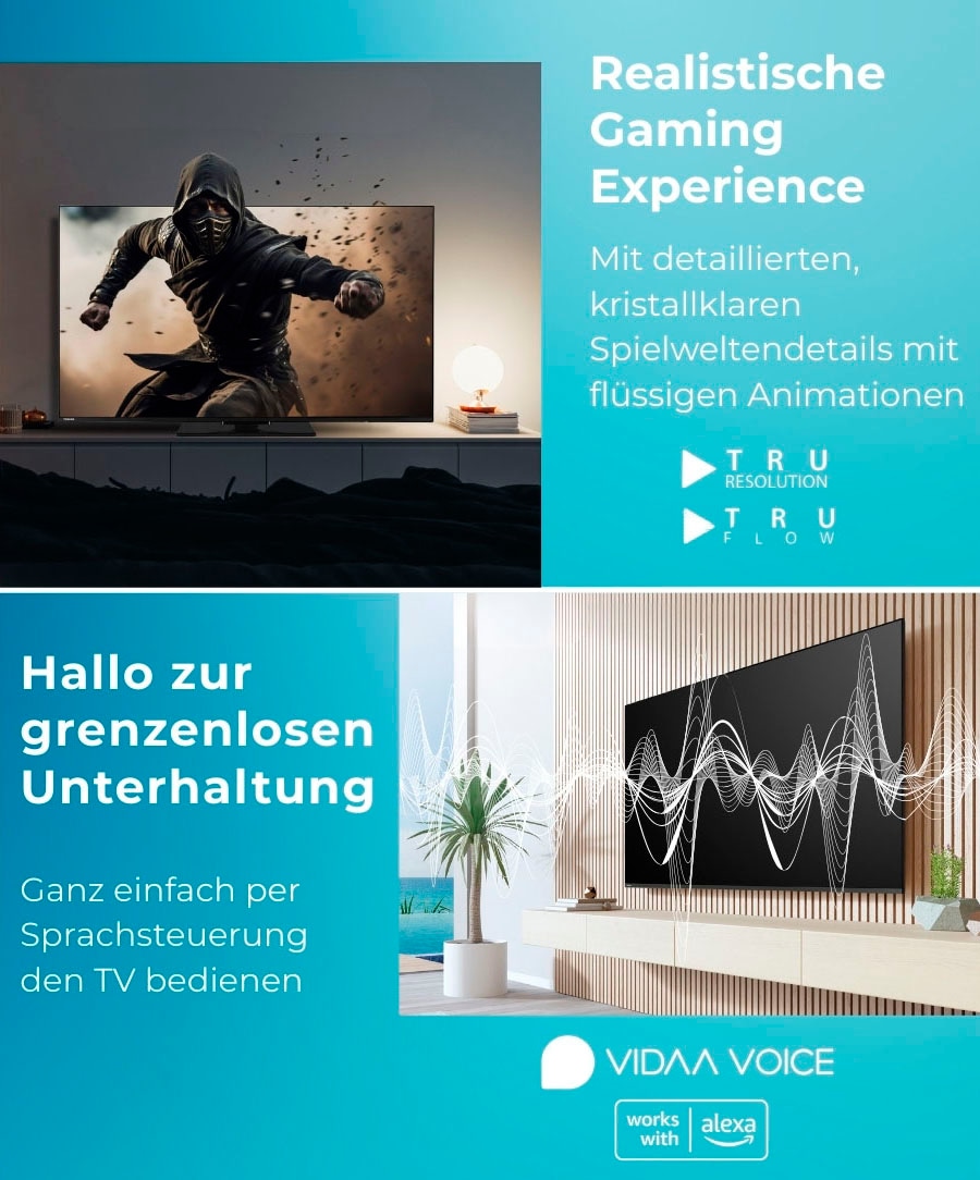 Toshiba DLED-Fernseher »43UV6F63DA«, 4K Ultra HD, Smart-TV