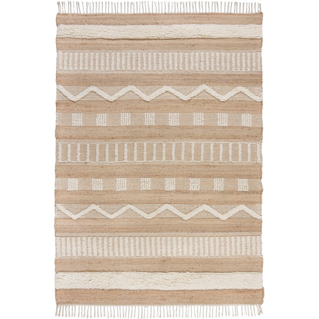 FLAIR RUGS Teppich »Medina«, rechteckig, Boho-Look, aus Naturfasern wie  Wolle & Jute bequem und schnell bestellen