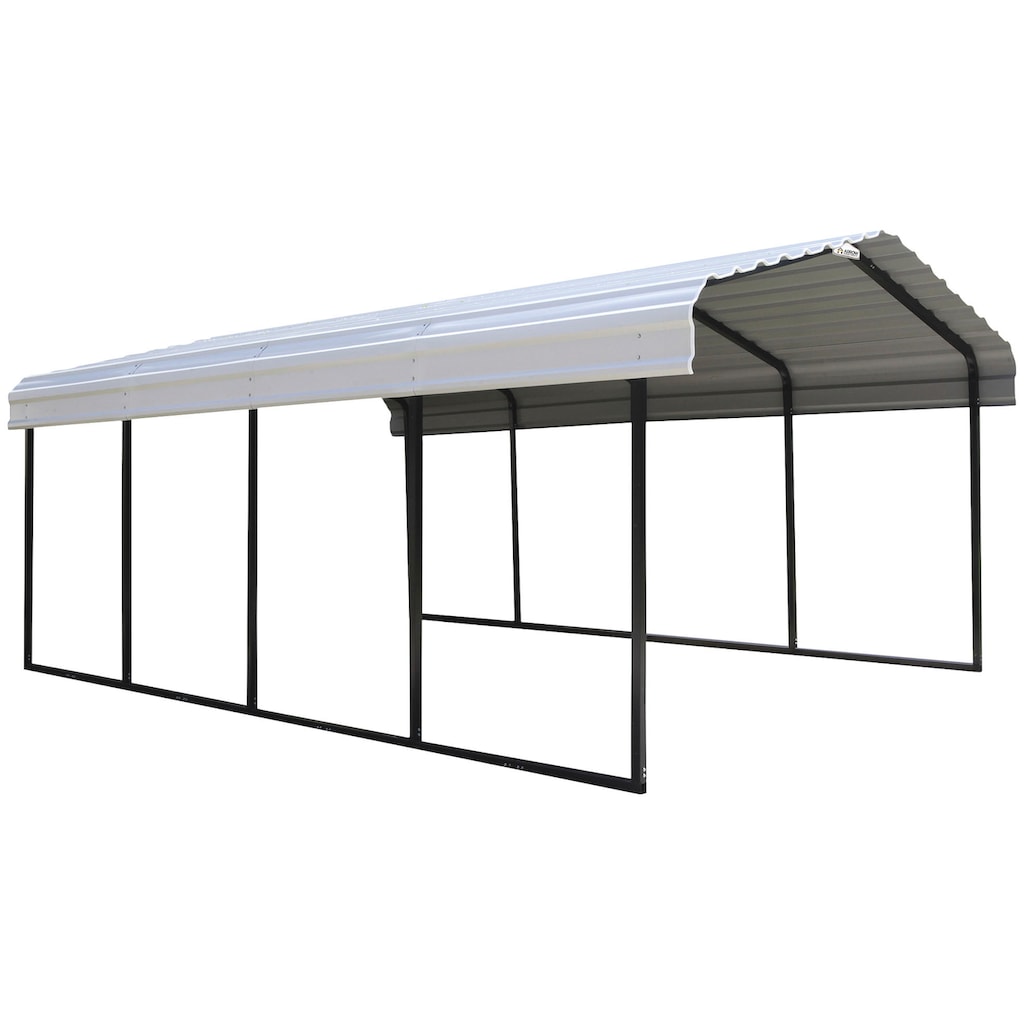 ShelterLogic Einzelcarport »Neapel«, Stahl, 360 cm, schwarz-weiß