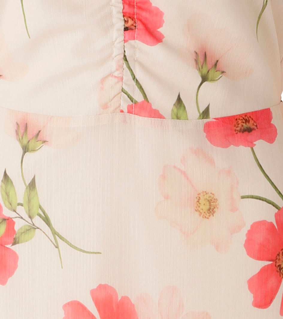 Aniston CASUAL Maxikleid mit farbharmonischen Blumen bedruckt