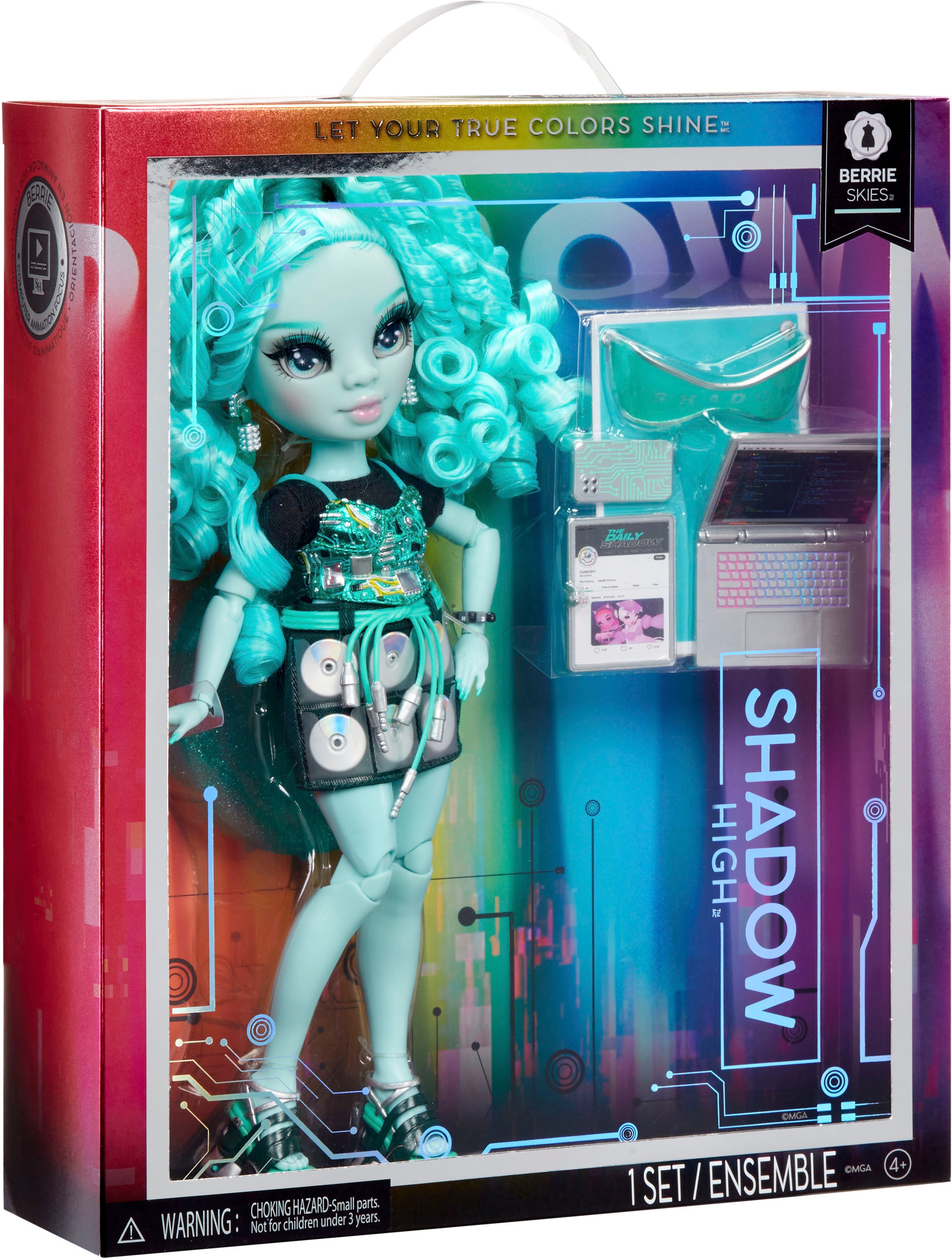 MGA ENTERTAINMENT Anziehpuppe »Berrie Skies (Green)«