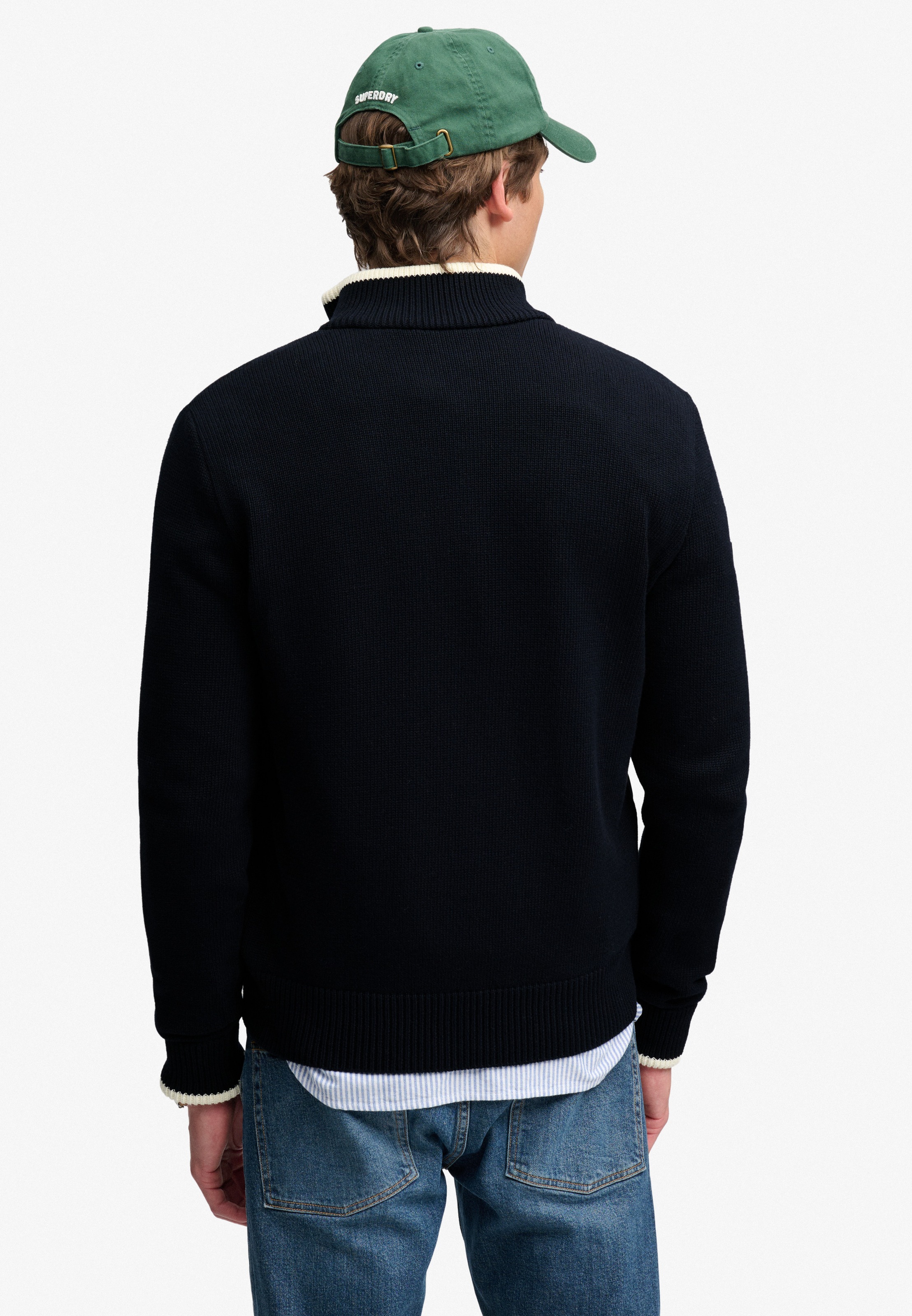 Superdry Blouson »STRAIGHT BAFFLE HYBRID JKT« Kunstfaser, slim fit