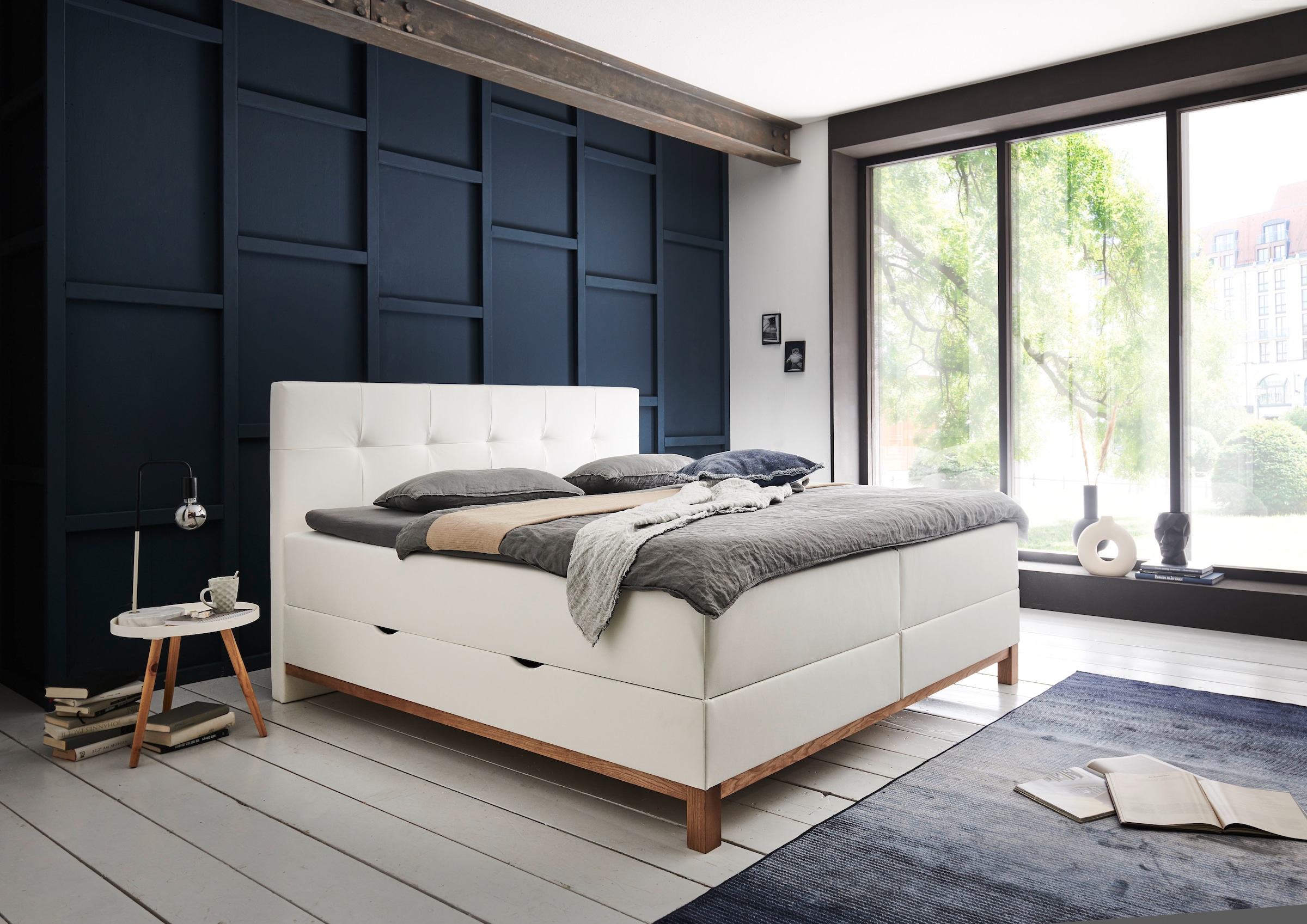 meise.möbel Boxspringbett "Catania", mit Bettkasten und Topper günstig online kaufen