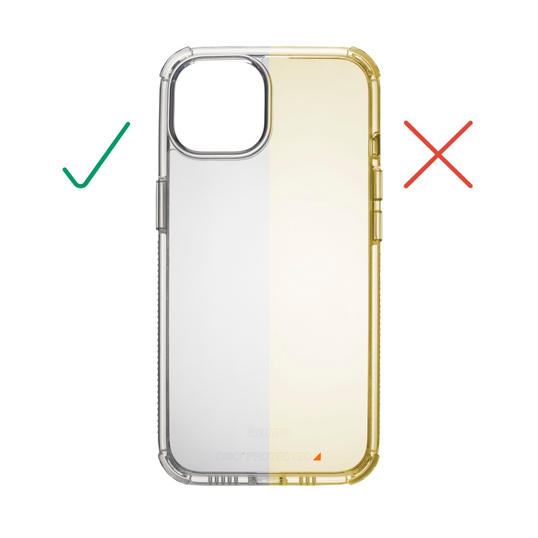 Hama Smartphone-Hülle »Handyhülle „Extreme Protect“ f. iPhone 15 Plus (stoßfest, sturzsicher)«, Apple iPhone 15 Plus, D3O-lizenzierte Handyhülle