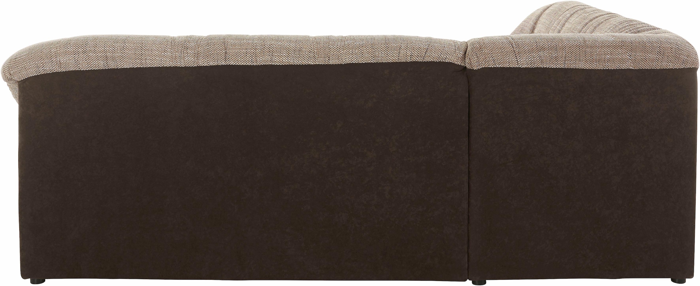 DOMO collection Ecksofa »Sarafina zeitlos und komfortabel, optional mit Federkern, L-Form«, wahlweise mit Bettfunktion