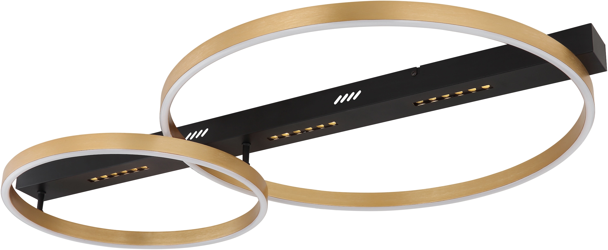 GLOBO LIGHTING LED Deckenleuchte »LUFFY« LED-Modul 1 Stk. Warmweiß Deckenlampe/LxBxH: 930x585x102mm/Wohnzimmer/Schlafzimmer/modern