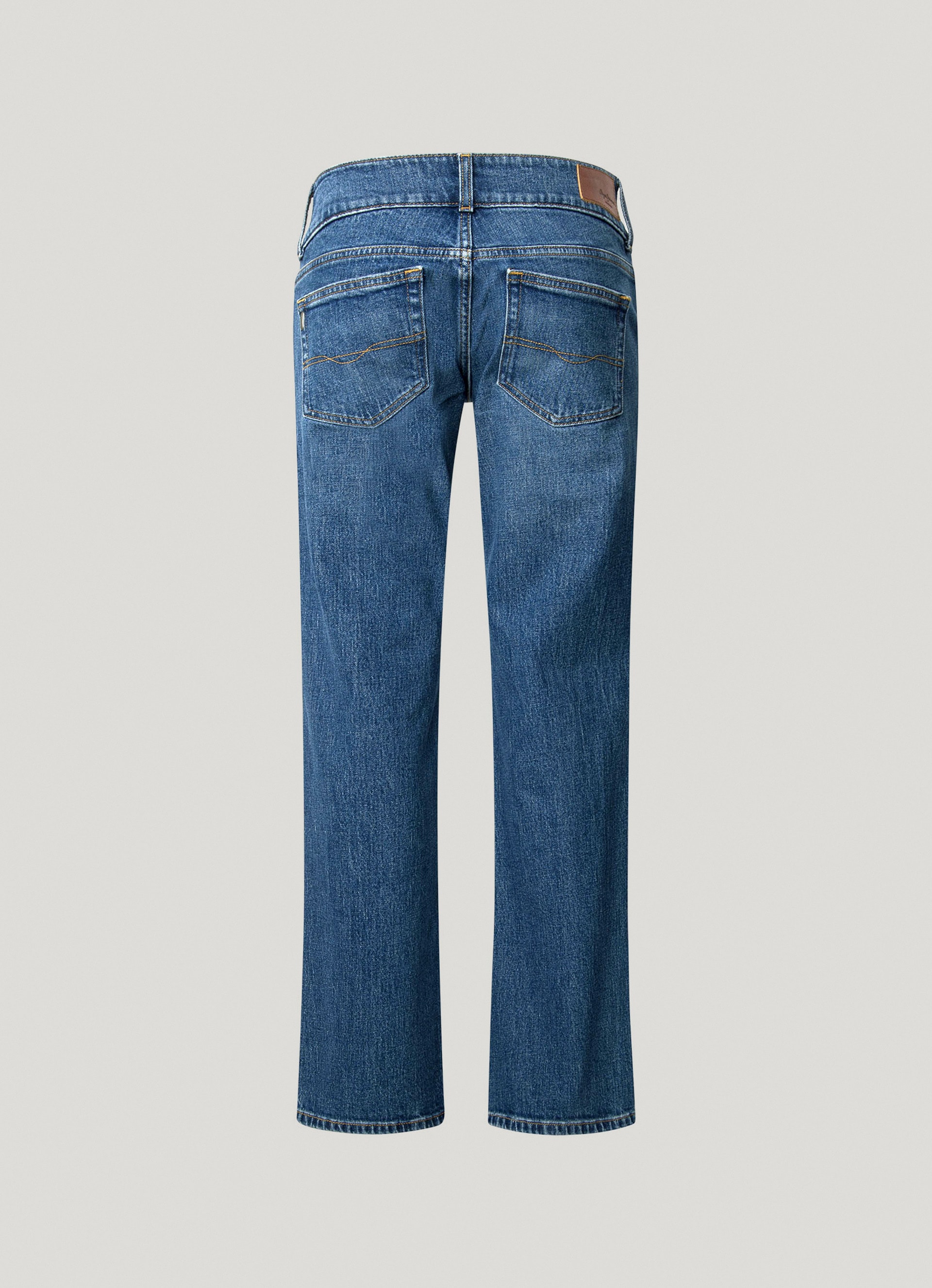 Pepe Jeans Gerade Jeans »STRAIGHT JEANS LW«, mit doppeltem Knopfverschluss