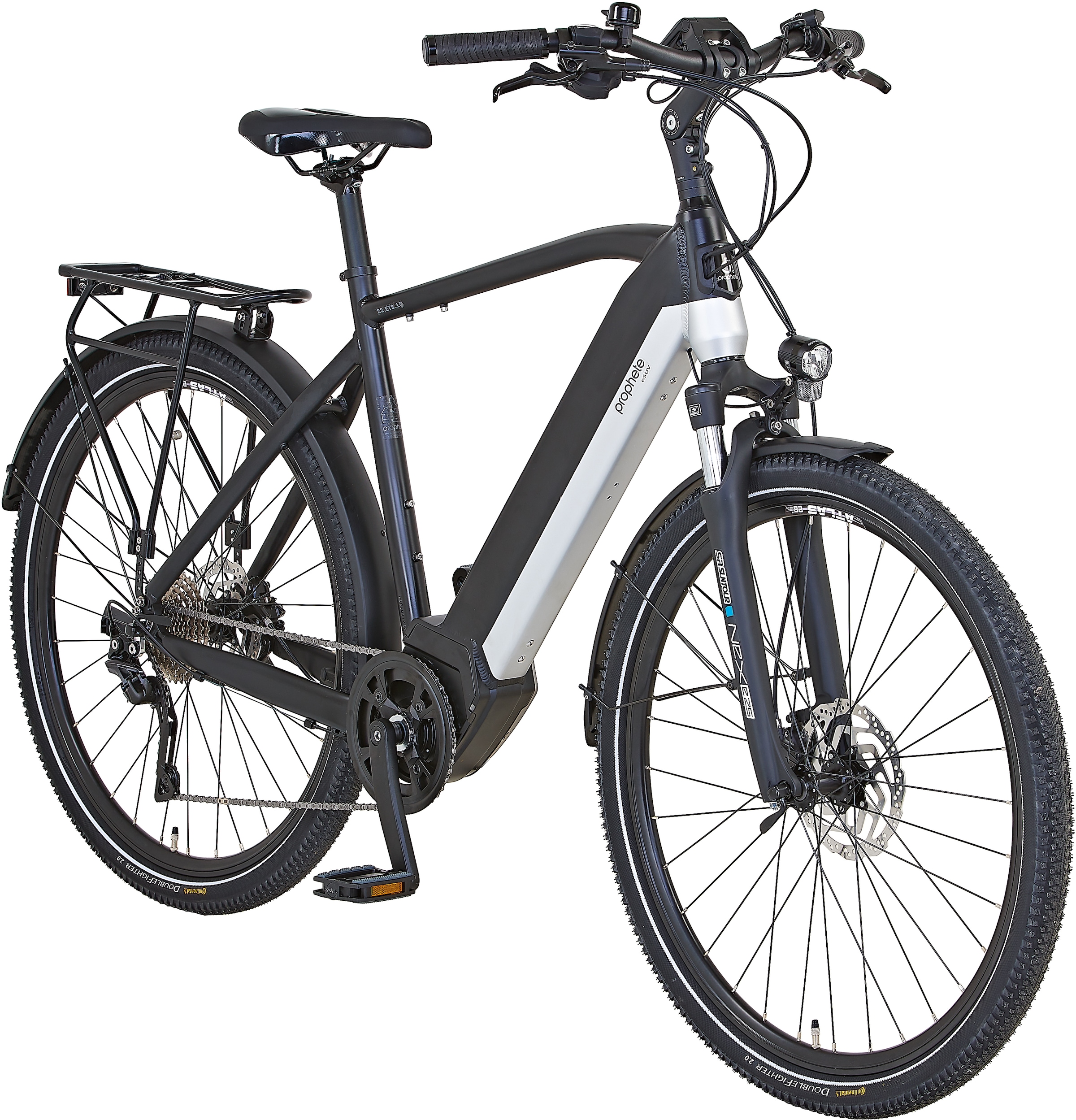 Prophete E-Bike »eSUV 22.ETS.15«, 10 Gang, Shimano, Deore Xt, Mittelmotor 250 W, Pedelec, Elektrofahrrad für Damen u. Herren