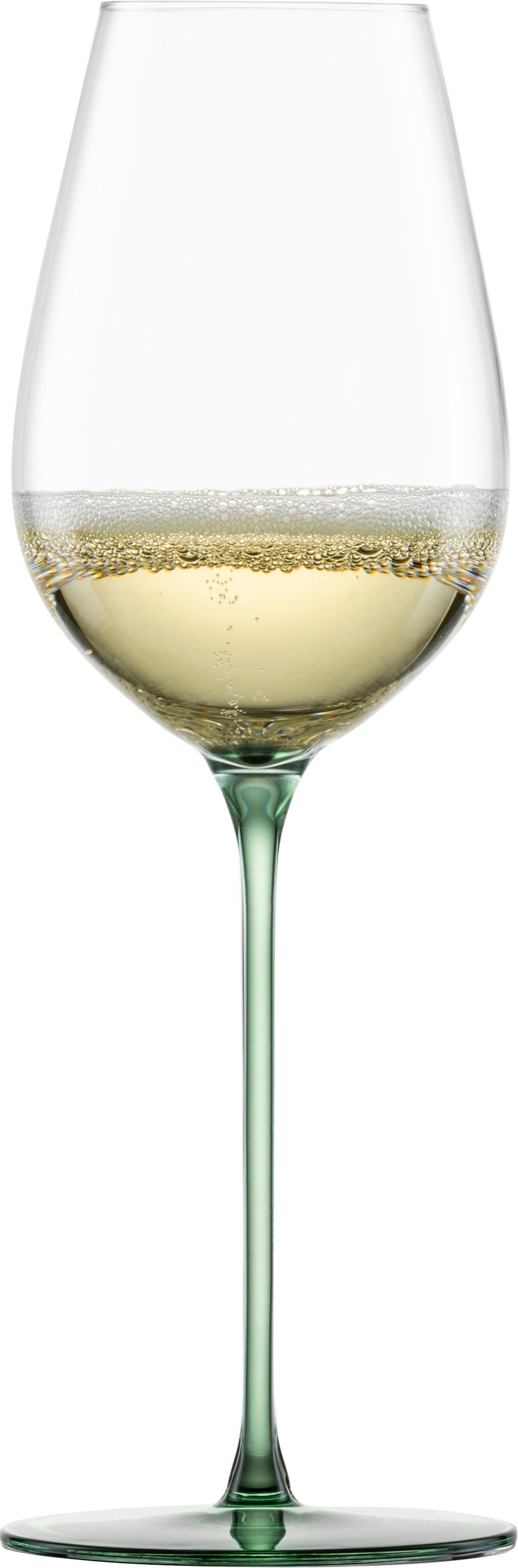Eisch Germany Champagnerglas »INSPIRE SENSISPLUS«, (Set, 2 tlg., 2 Gläser im Geschenkkarton), die Veredelung der Stiele erfolgt in Handarbeit, 400 ml, 2-teilig