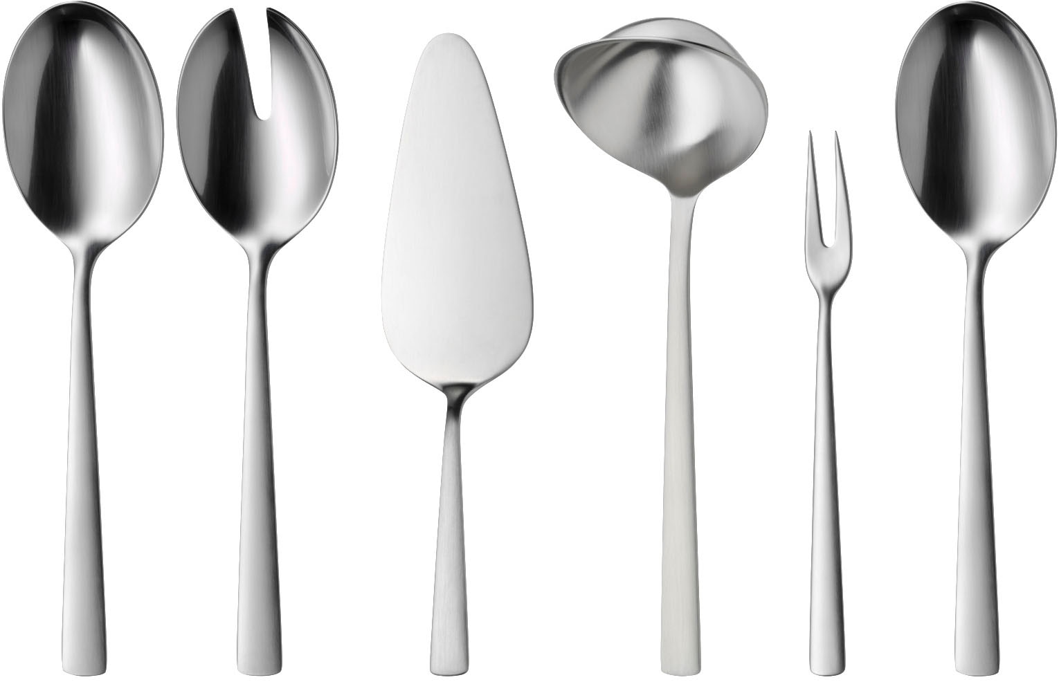 WMF Besteck-Set »Corvo«, (Set, 66 tlg.), mattiert, kratzbeständig, ergonomisch, spülmaschinenfest