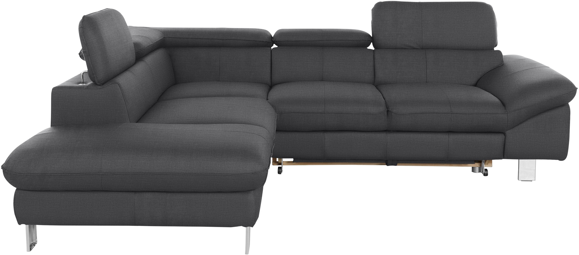 COTTA Ecksofa »Driver L-Form«, mit Kopfteilverstellung, wahlweise mit Bettfunktion & Bettkasten