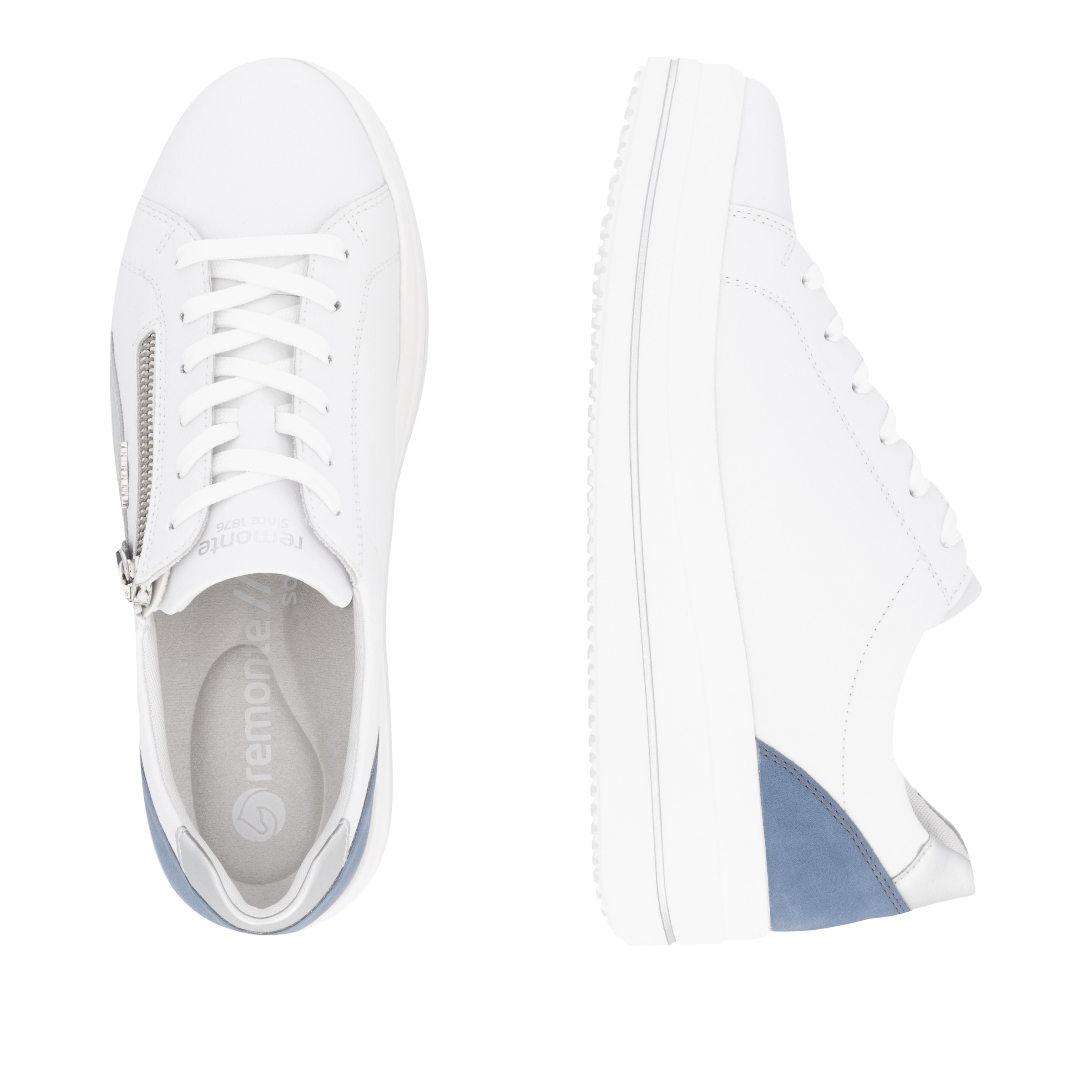 Remonte Plateausneaker, Freizeitschuh, Halbschuh, Schnürschuh mit Soft-Einlage
