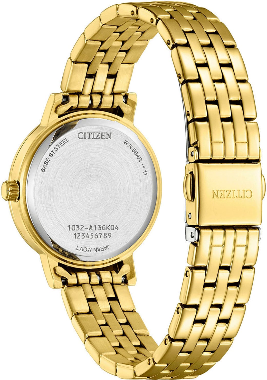 Citizen Quarzuhr Armbanduhr, Damenuhr, Edelstahlarmband, analog