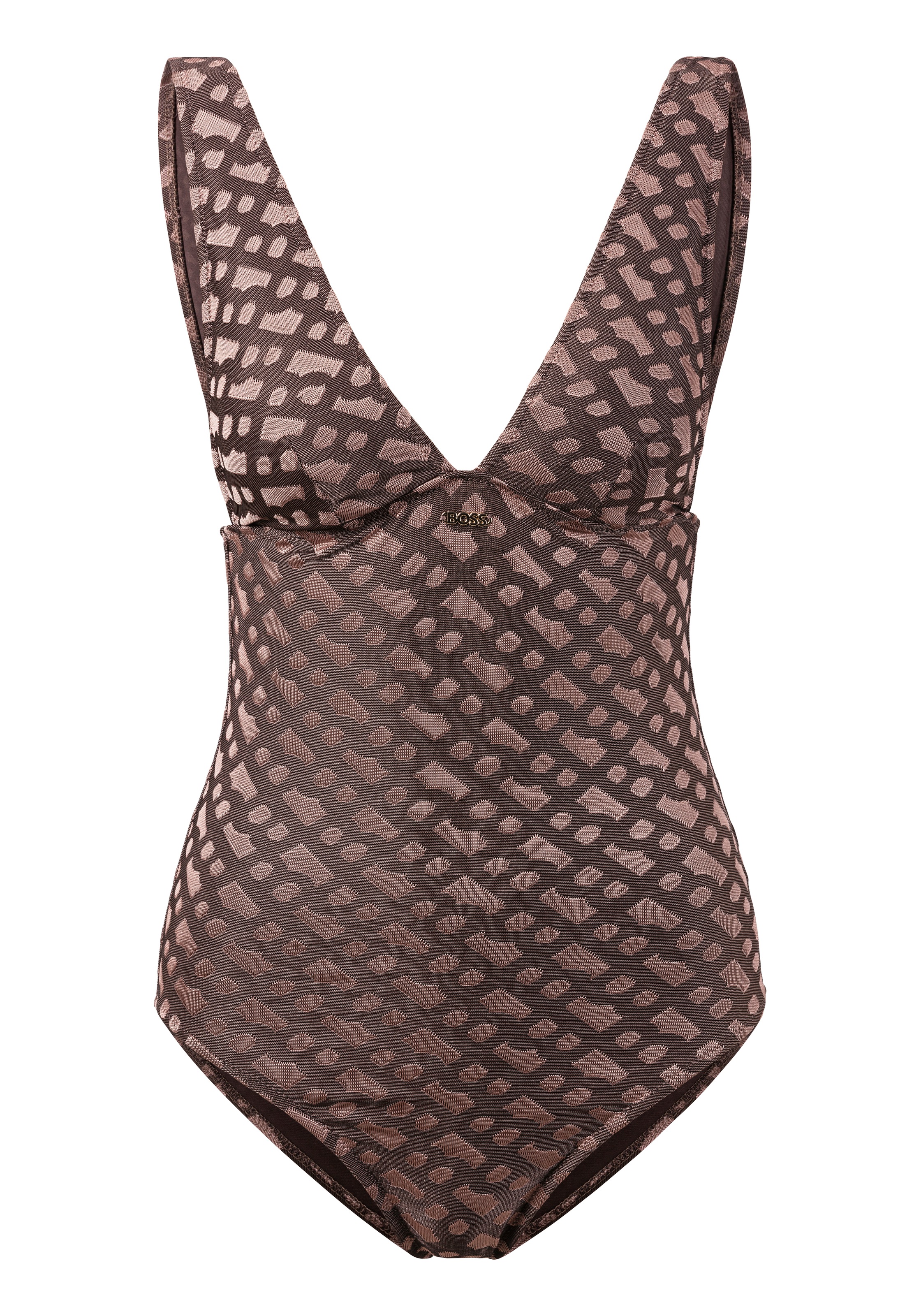 BOSS Badeanzug »BEATRIX SWIMSUIT«, mit Markenlabel