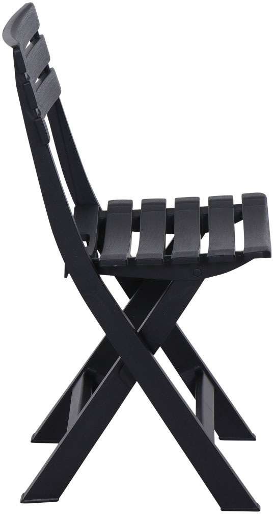 Progarden Balkonset »Club« Set, 3 tlg. anthrazit 3-teilig